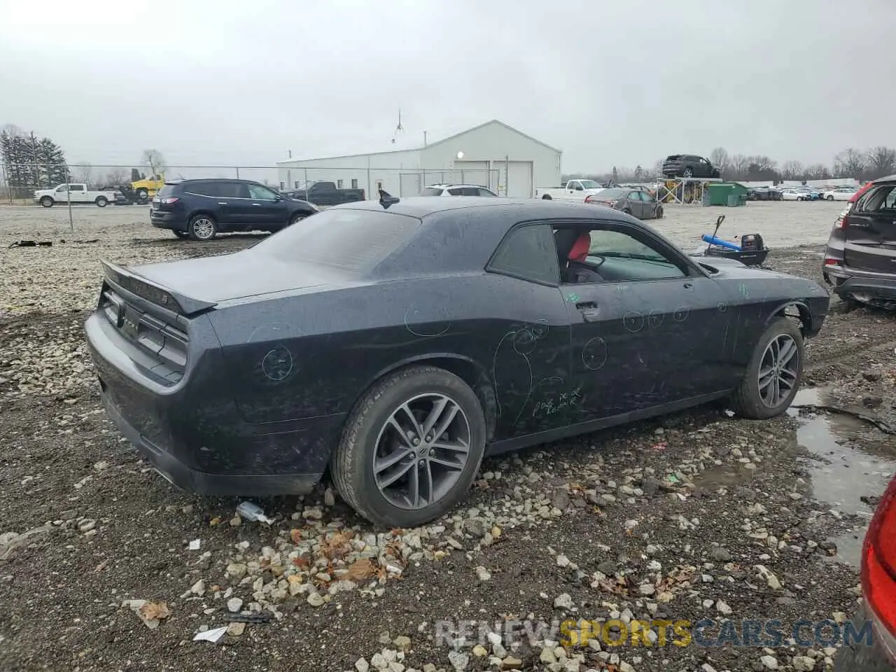 3 Фотография поврежденного автомобиля 2C3CDZKG3KH676221 DODGE CHALLENGER 2019