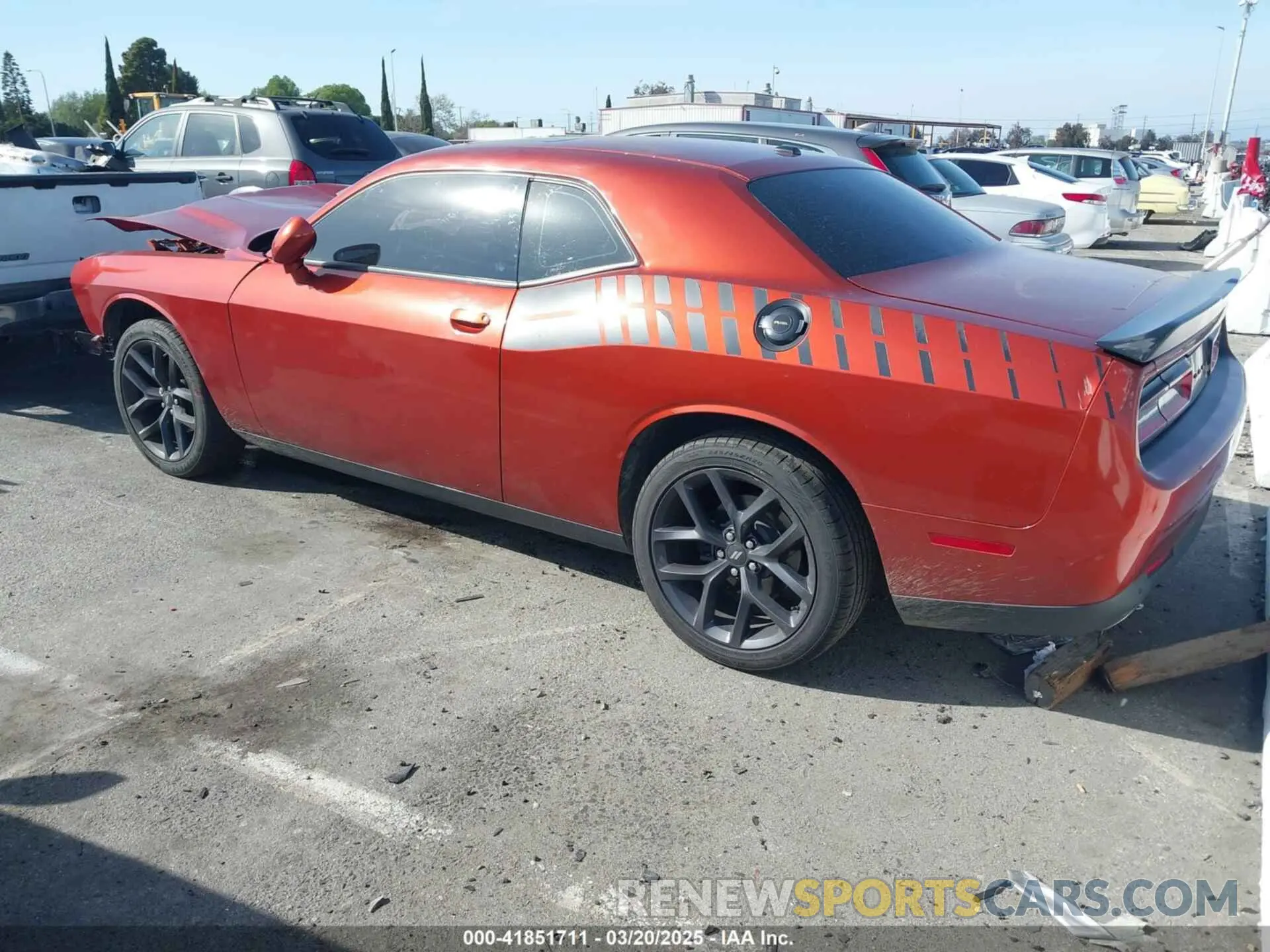 3 Photograph of a damaged car 2C3CDZAG2LH214574 DODGE CHALLENGER 2020