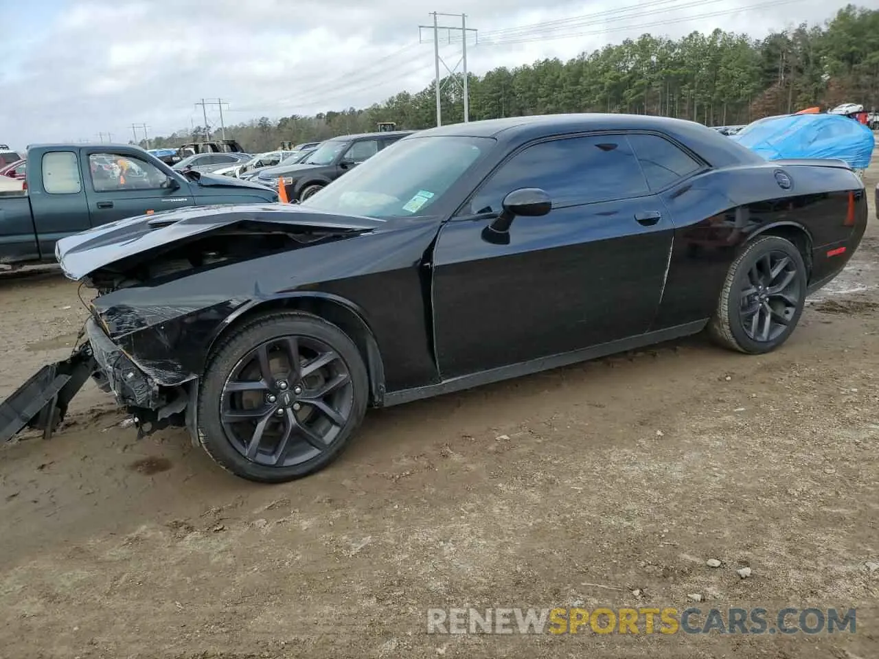 1 Photograph of a damaged car 2C3CDZAG3LH110451 DODGE CHALLENGER 2020
