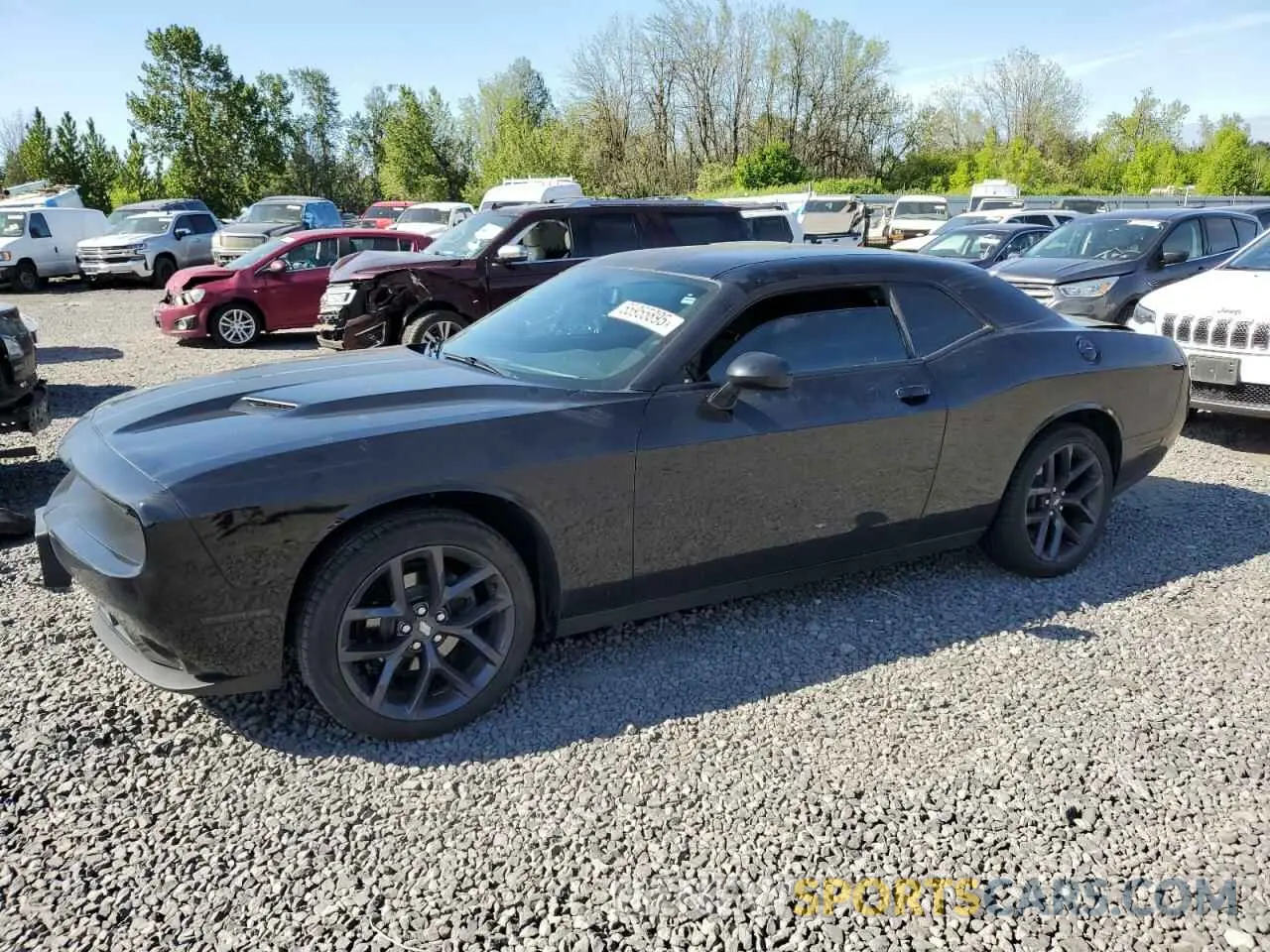 1 Photograph of a damaged car 2C3CDZAG4LH210686 DODGE CHALLENGER 2020