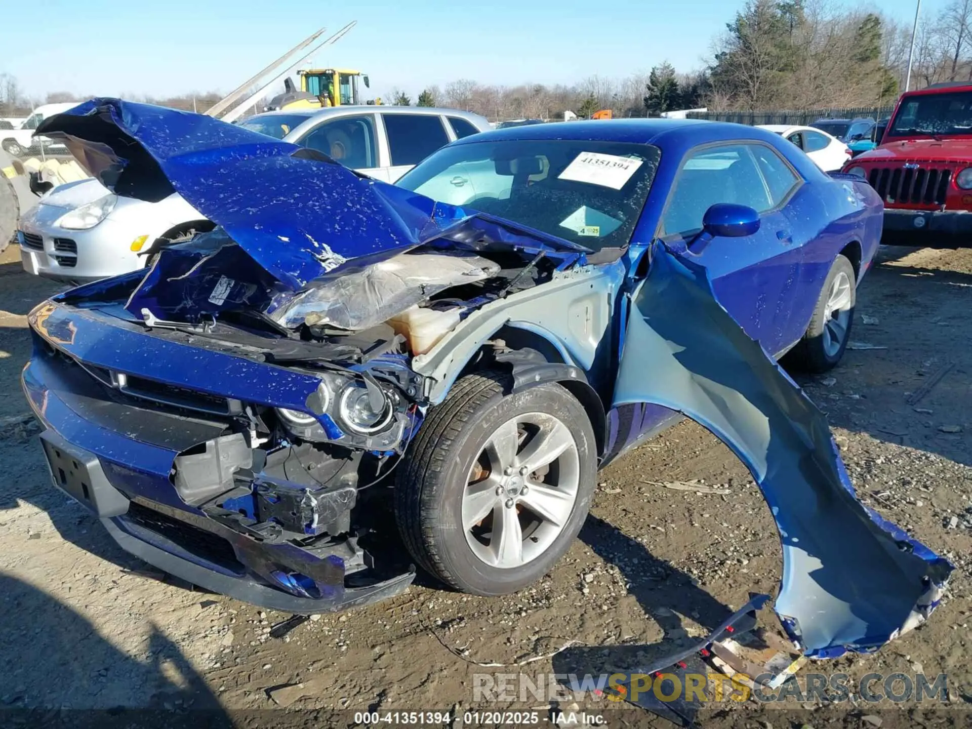 2 Photograph of a damaged car 2C3CDZAG7LH206292 DODGE CHALLENGER 2020