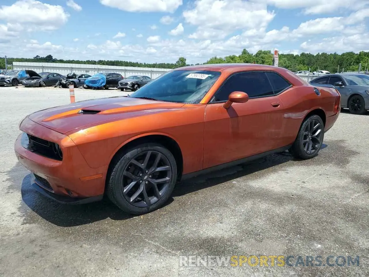 1 Photograph of a damaged car 2C3CDZAG8LH179703 DODGE CHALLENGER 2020