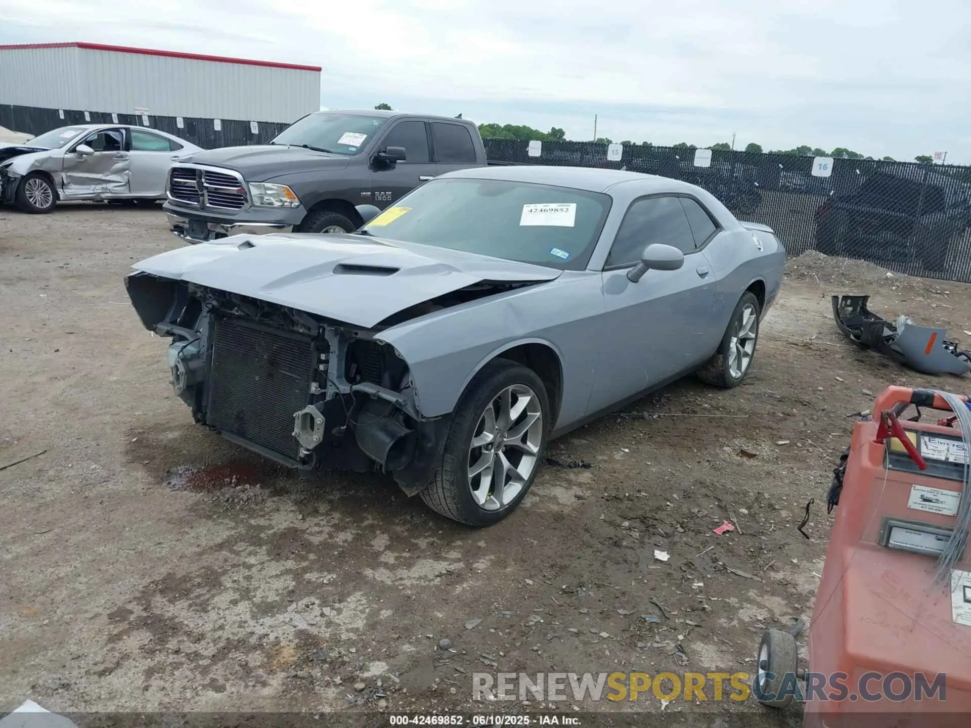 2 Photograph of a damaged car 2C3CDZAG8LH203773 DODGE CHALLENGER 2020