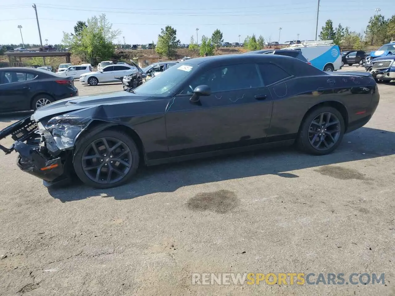 1 Photograph of a damaged car 2C3CDZAGXLH113167 DODGE CHALLENGER 2020