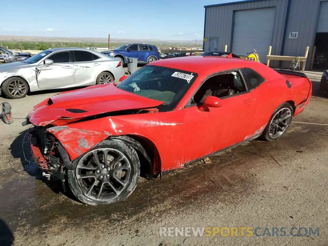 1 Photograph of a damaged car 2C3CDZFJ7LH123224 DODGE CHALLENGER 2020
