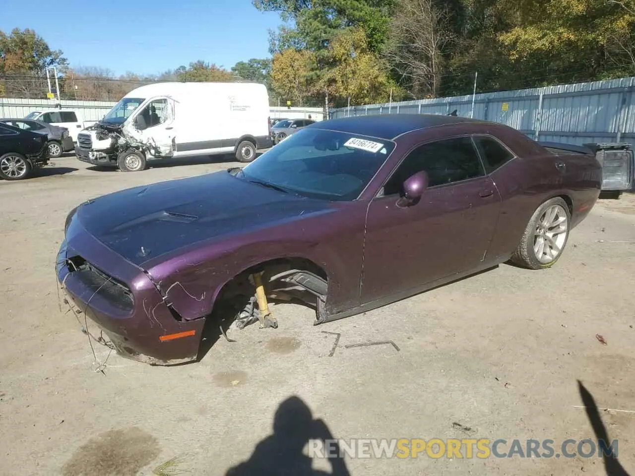 1 Photograph of a damaged car 2C3CDZJG8LH155952 DODGE CHALLENGER 2020
