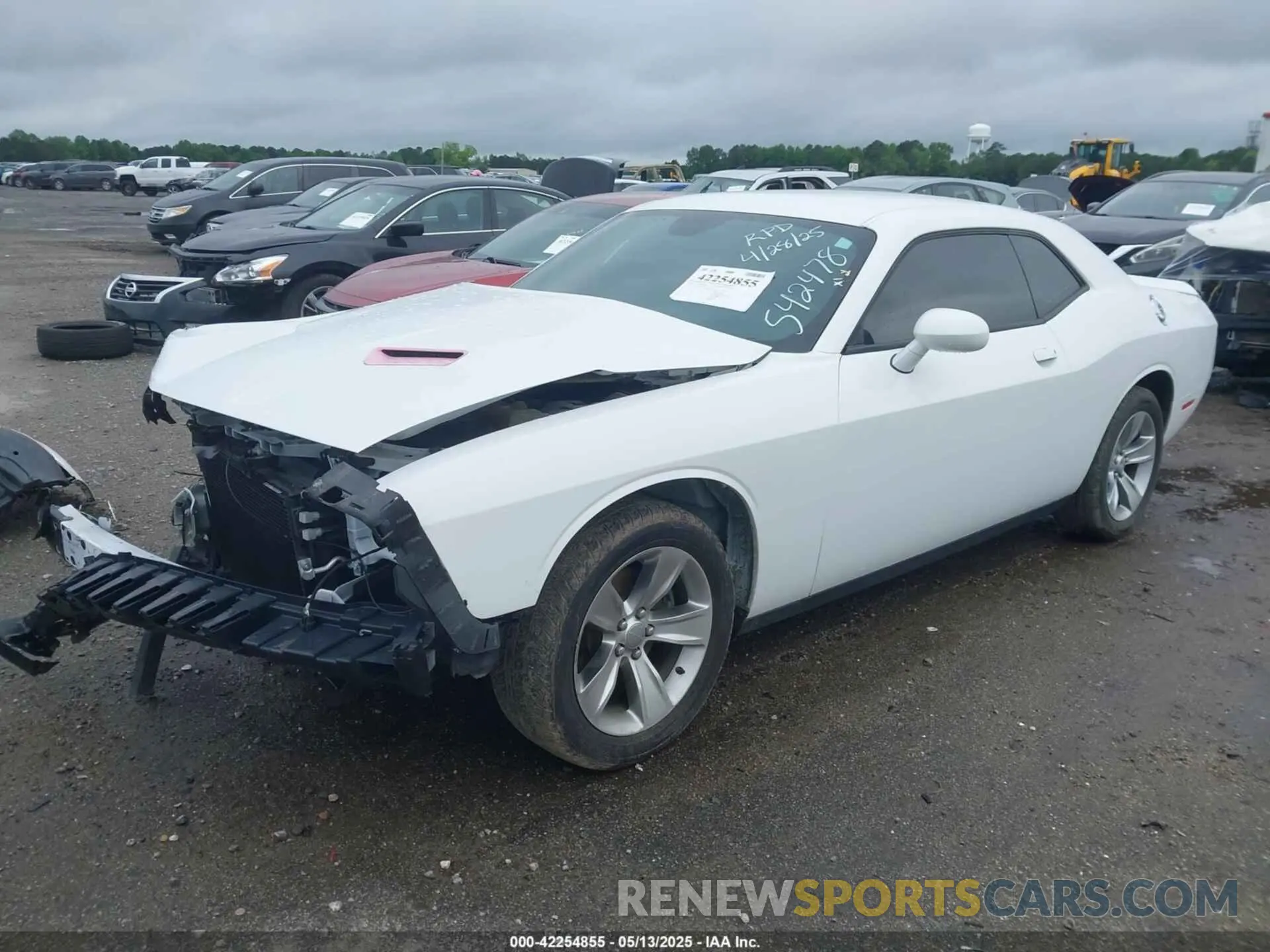 2 Photograph of a damaged car 2C3CDZAG0MH542478 DODGE CHALLENGER 2021