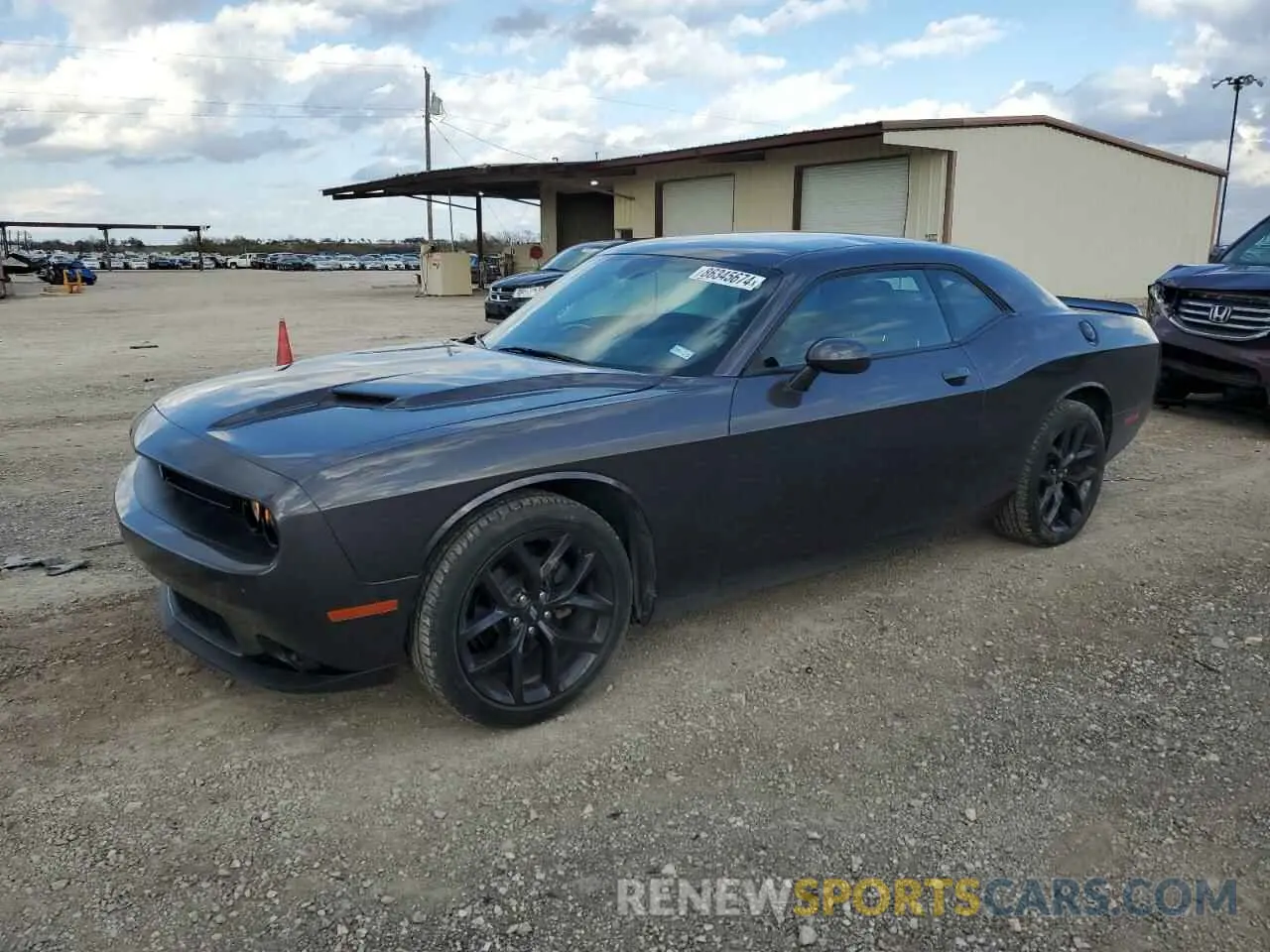 1 Photograph of a damaged car 2C3CDZAG0MH552332 DODGE CHALLENGER 2021