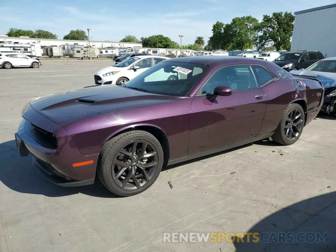 1 Photograph of a damaged car 2C3CDZAG0MH587145 DODGE CHALLENGER 2021