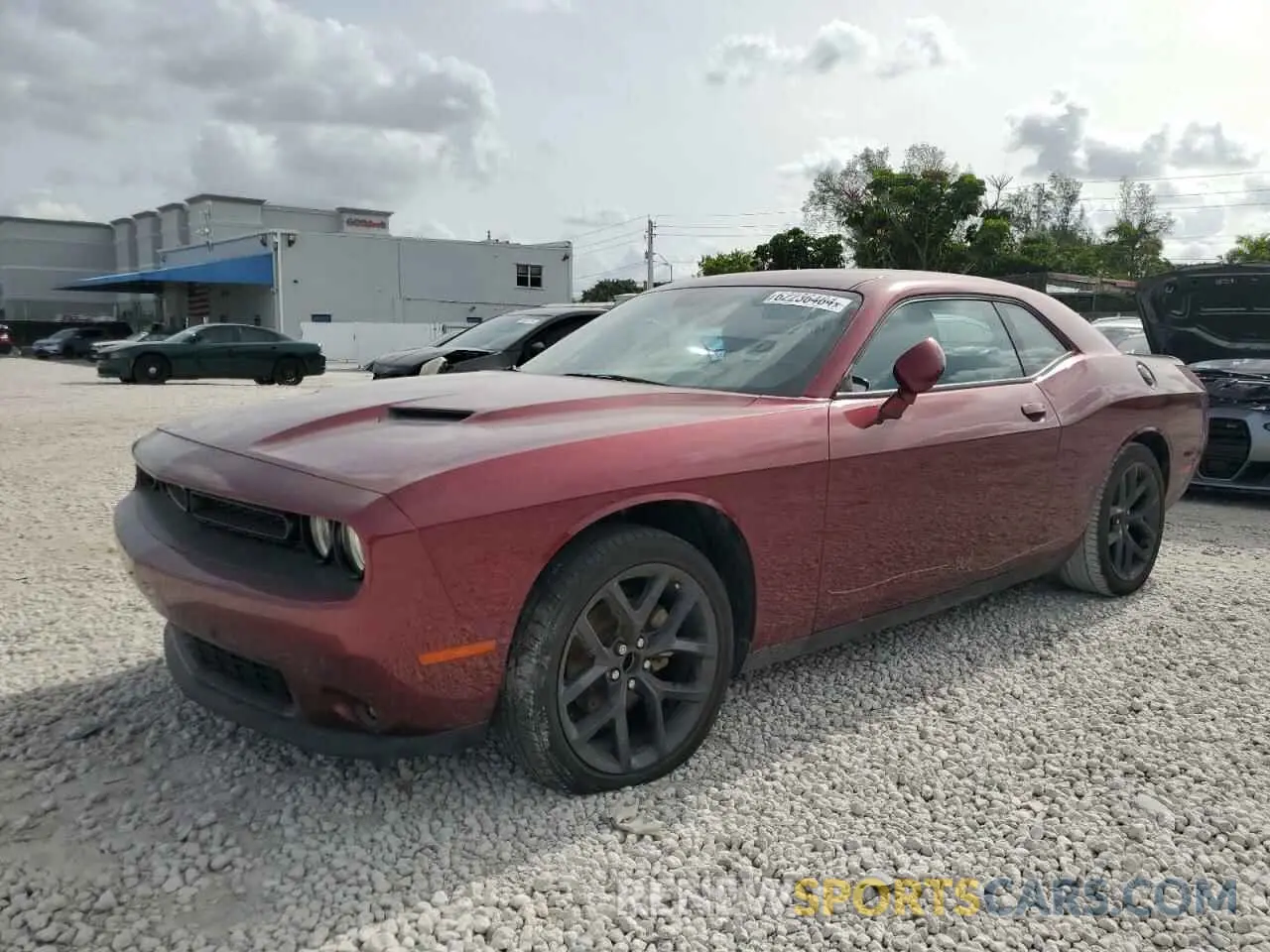 1 Photograph of a damaged car 2C3CDZAG0MH604865 DODGE CHALLENGER 2021