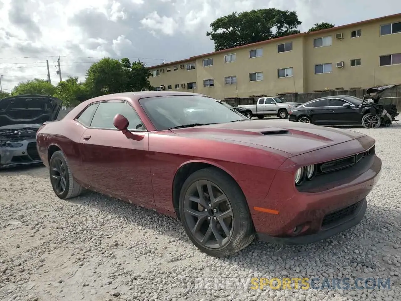 4 Photograph of a damaged car 2C3CDZAG0MH604865 DODGE CHALLENGER 2021
