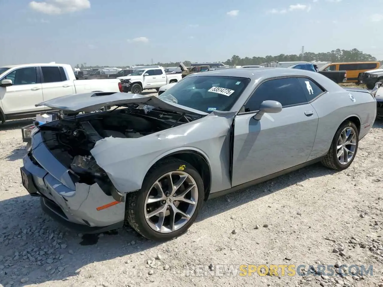 1 Фотография поврежденного автомобиля 2C3CDZAG0MH614098 DODGE CHALLENGER 2021