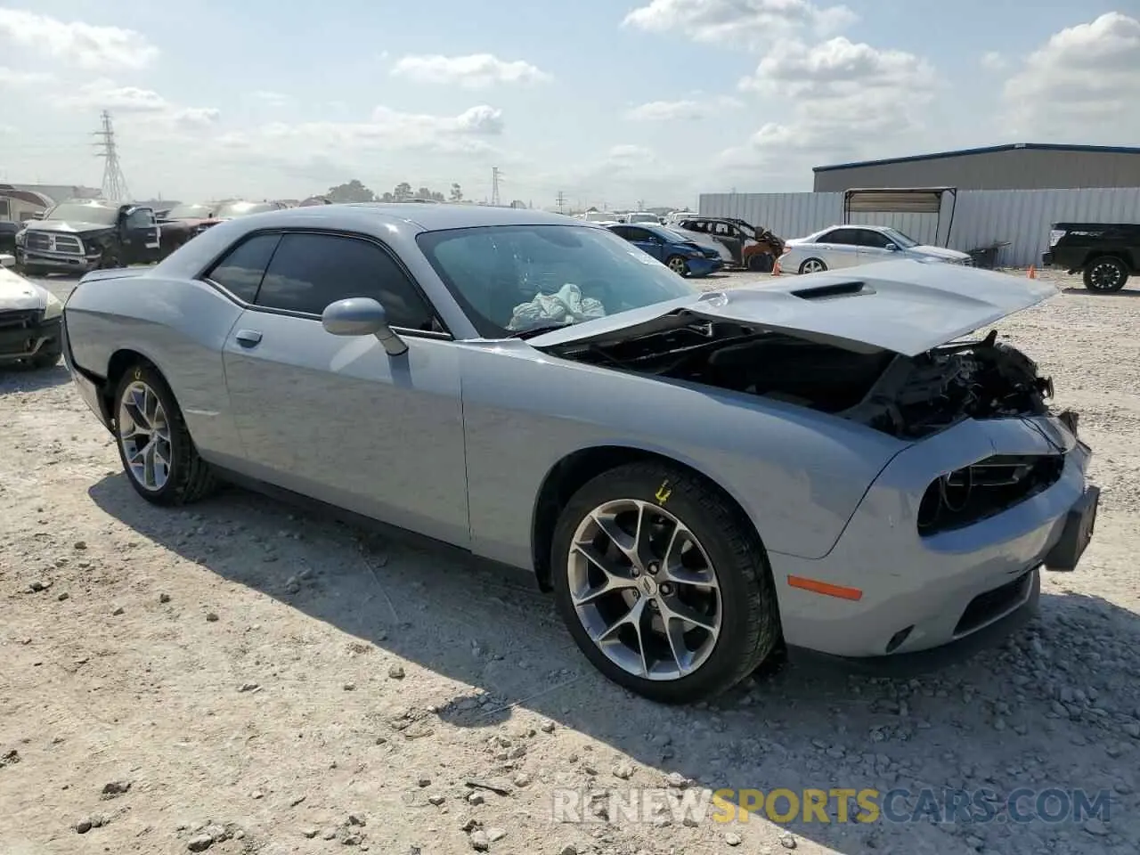 4 Фотография поврежденного автомобиля 2C3CDZAG0MH614098 DODGE CHALLENGER 2021