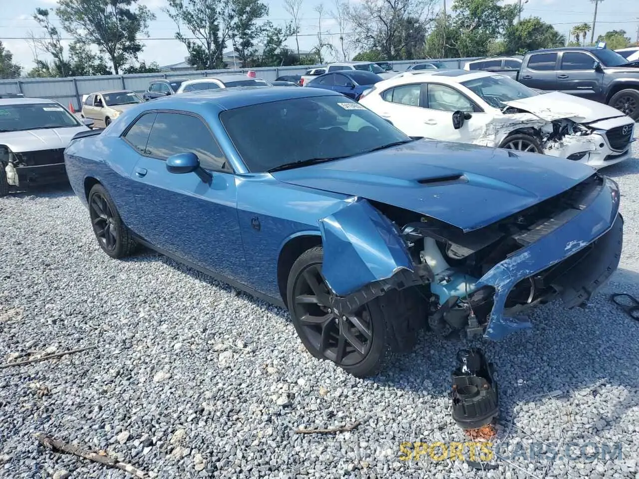 4 Фотография поврежденного автомобиля 2C3CDZAG1MH572671 DODGE CHALLENGER 2021