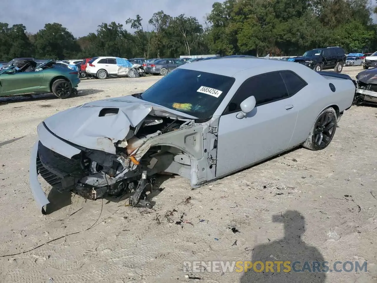1 Photograph of a damaged car 2C3CDZAG2MH507165 DODGE CHALLENGER 2021