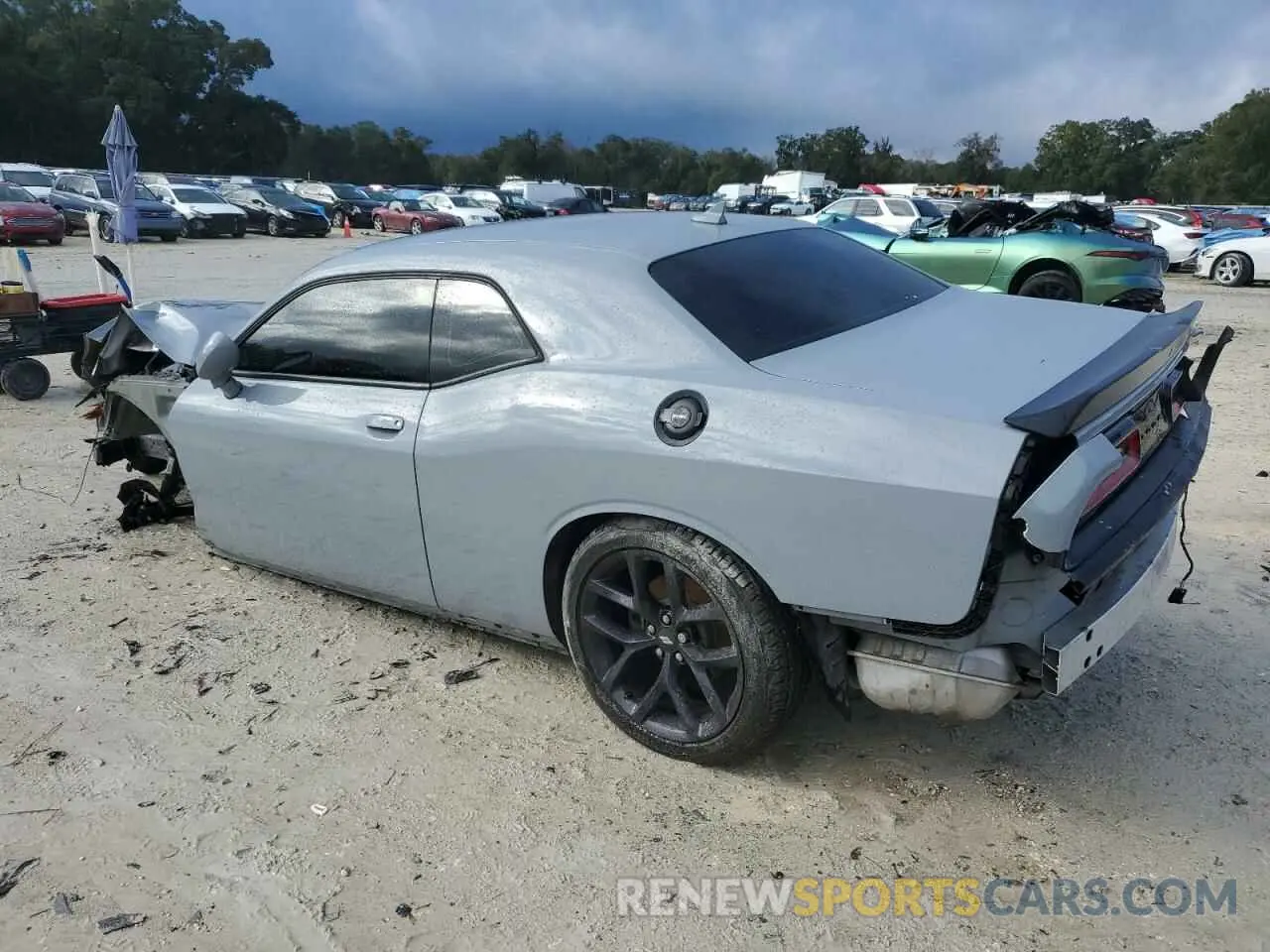 2 Photograph of a damaged car 2C3CDZAG2MH507165 DODGE CHALLENGER 2021