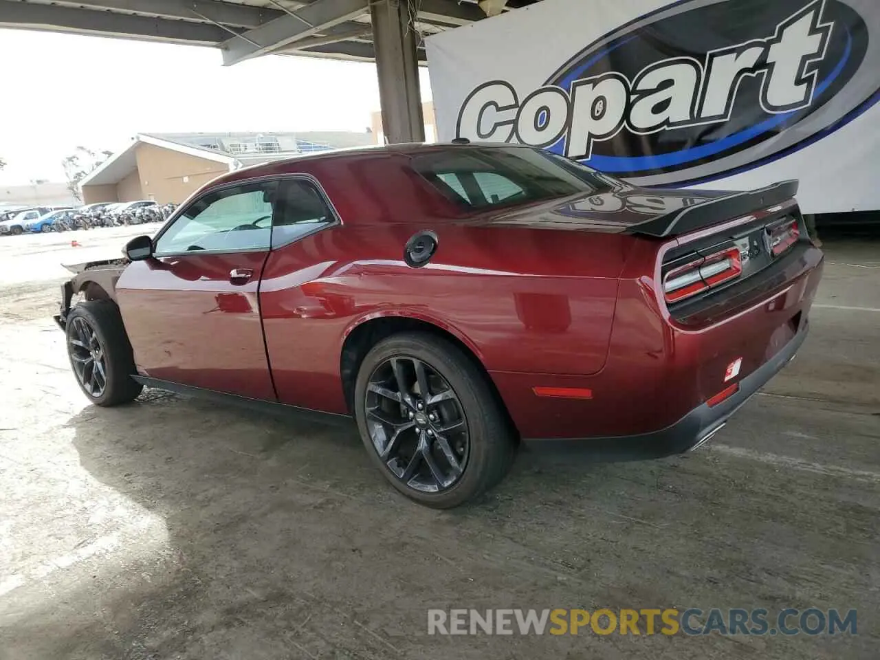 2 Photograph of a damaged car 2C3CDZAG2MH560044 DODGE CHALLENGER 2021