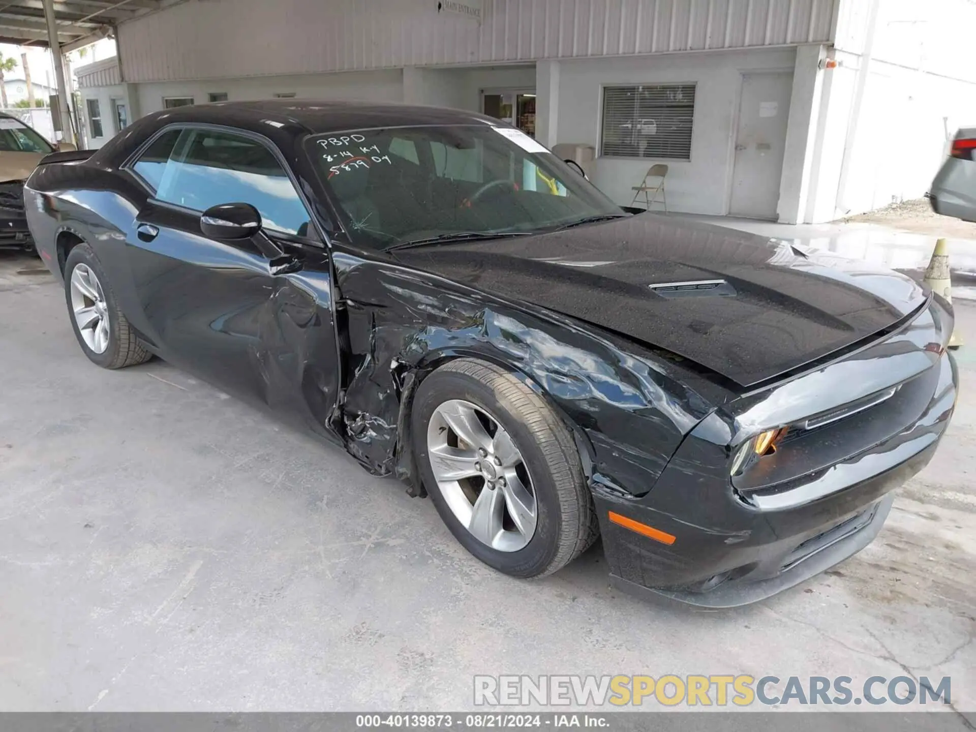 1 Фотография поврежденного автомобиля 2C3CDZAG2MH627225 DODGE CHALLENGER 2021