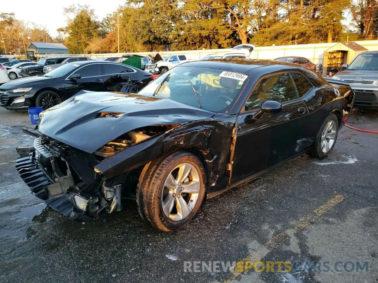1 Photograph of a damaged car 2C3CDZAG4MH623435 DODGE CHALLENGER 2021
