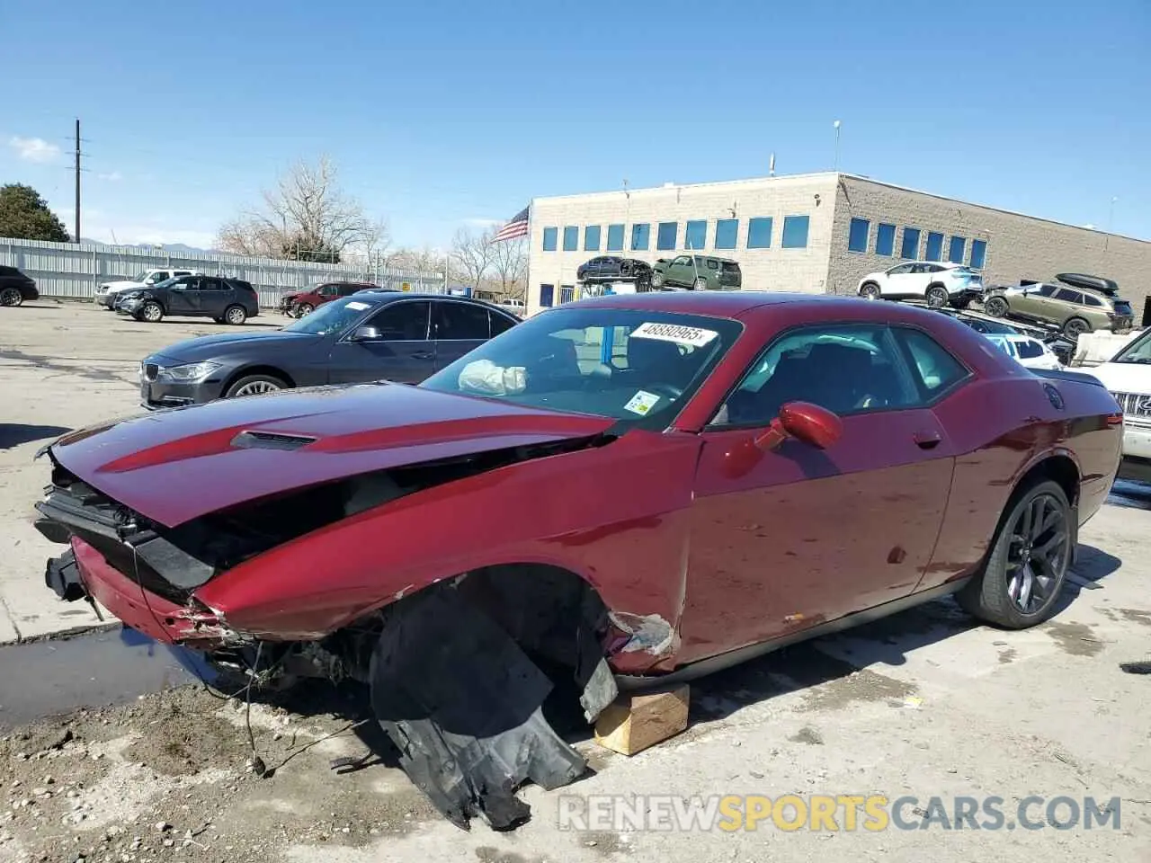 1 Фотография поврежденного автомобиля 2C3CDZAG7MH510059 DODGE CHALLENGER 2021