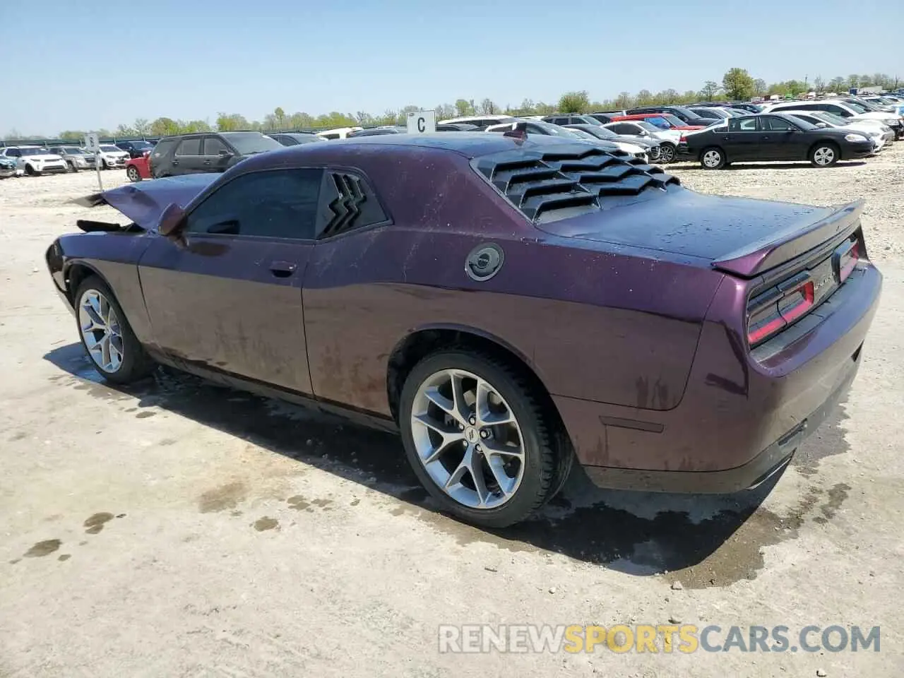 2 Photograph of a damaged car 2C3CDZAG8MH610588 DODGE CHALLENGER 2021