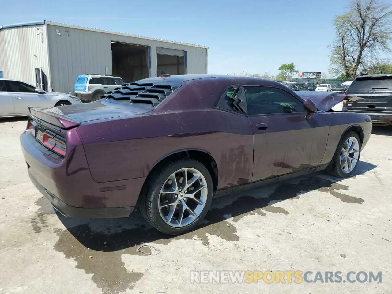 3 Photograph of a damaged car 2C3CDZAG8MH610588 DODGE CHALLENGER 2021