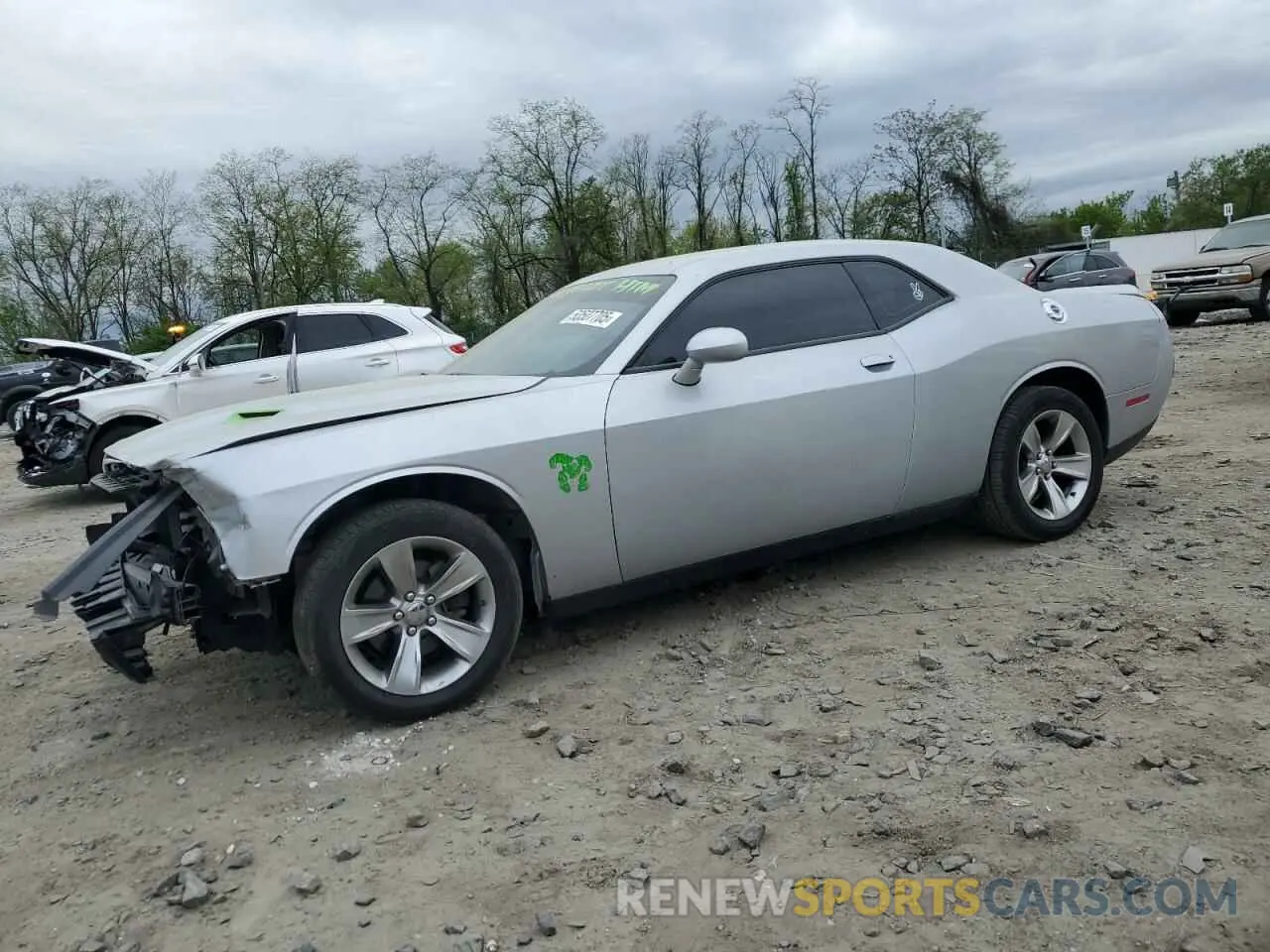 1 Photograph of a damaged car 2C3CDZAG9MH542513 DODGE CHALLENGER 2021