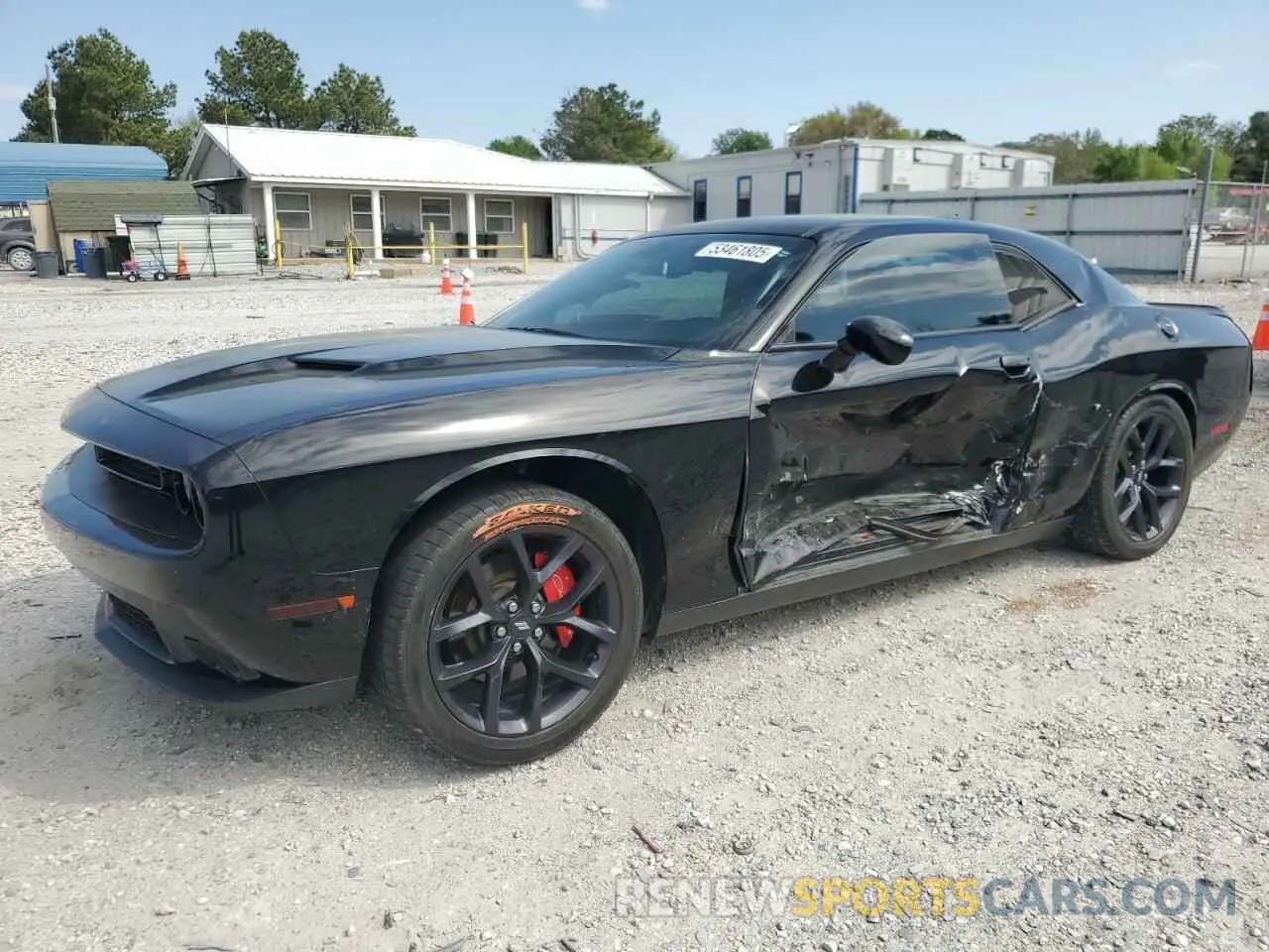 1 Photograph of a damaged car 2C3CDZAGXMH552256 DODGE CHALLENGER 2021
