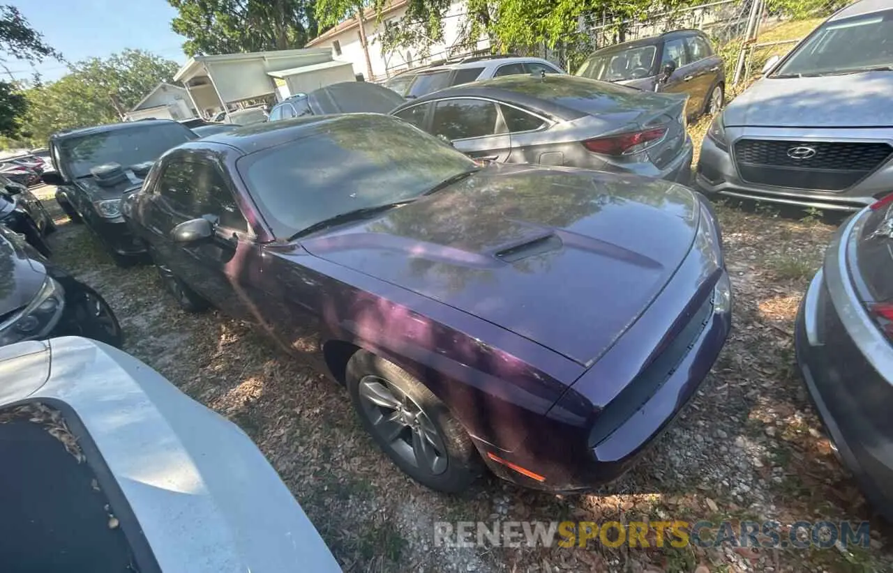 1 Photograph of a damaged car 2C3CDZAGXMH564648 DODGE CHALLENGER 2021