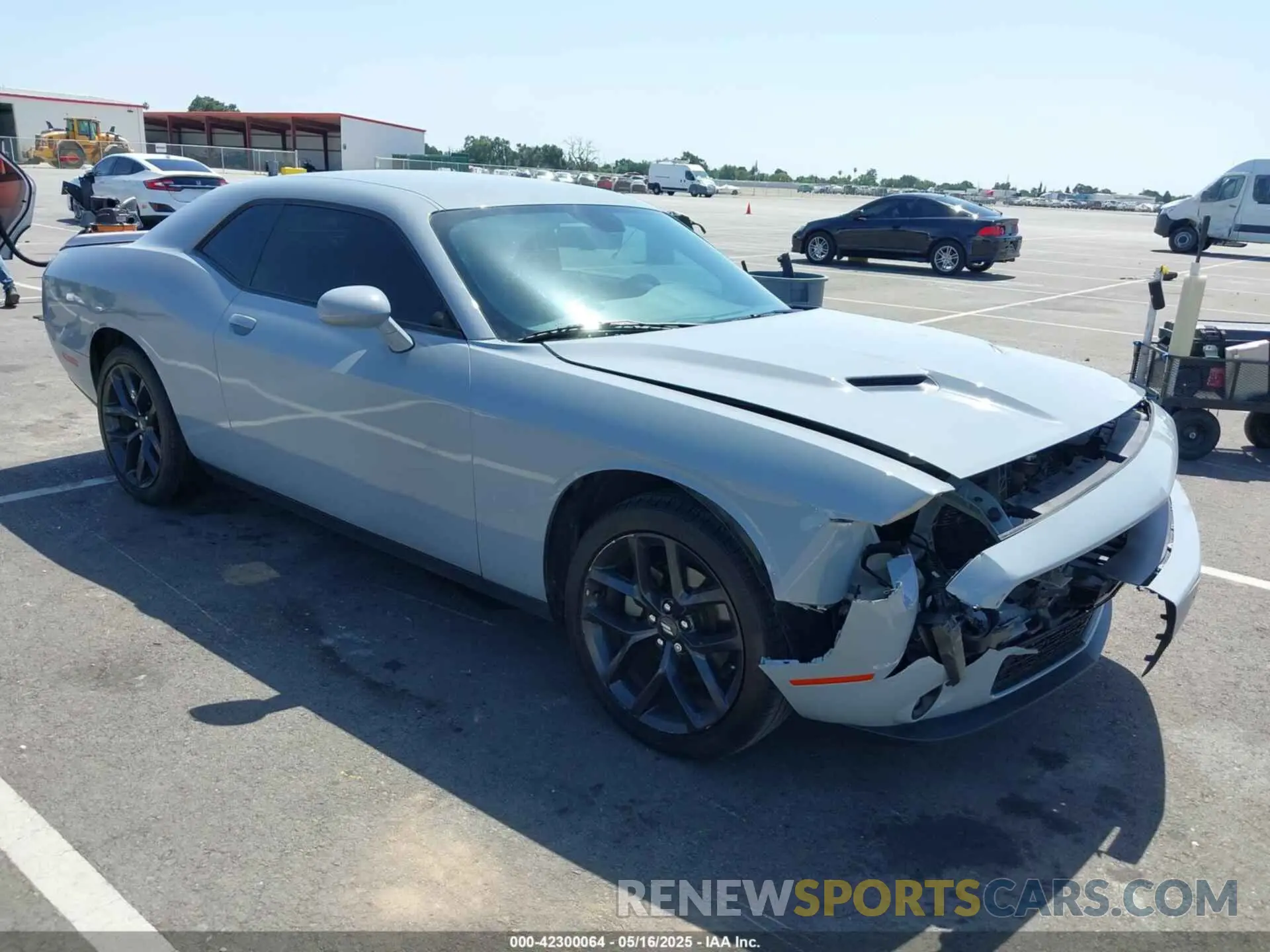 1 Photograph of a damaged car 2C3CDZAGXMH599674 DODGE CHALLENGER 2021