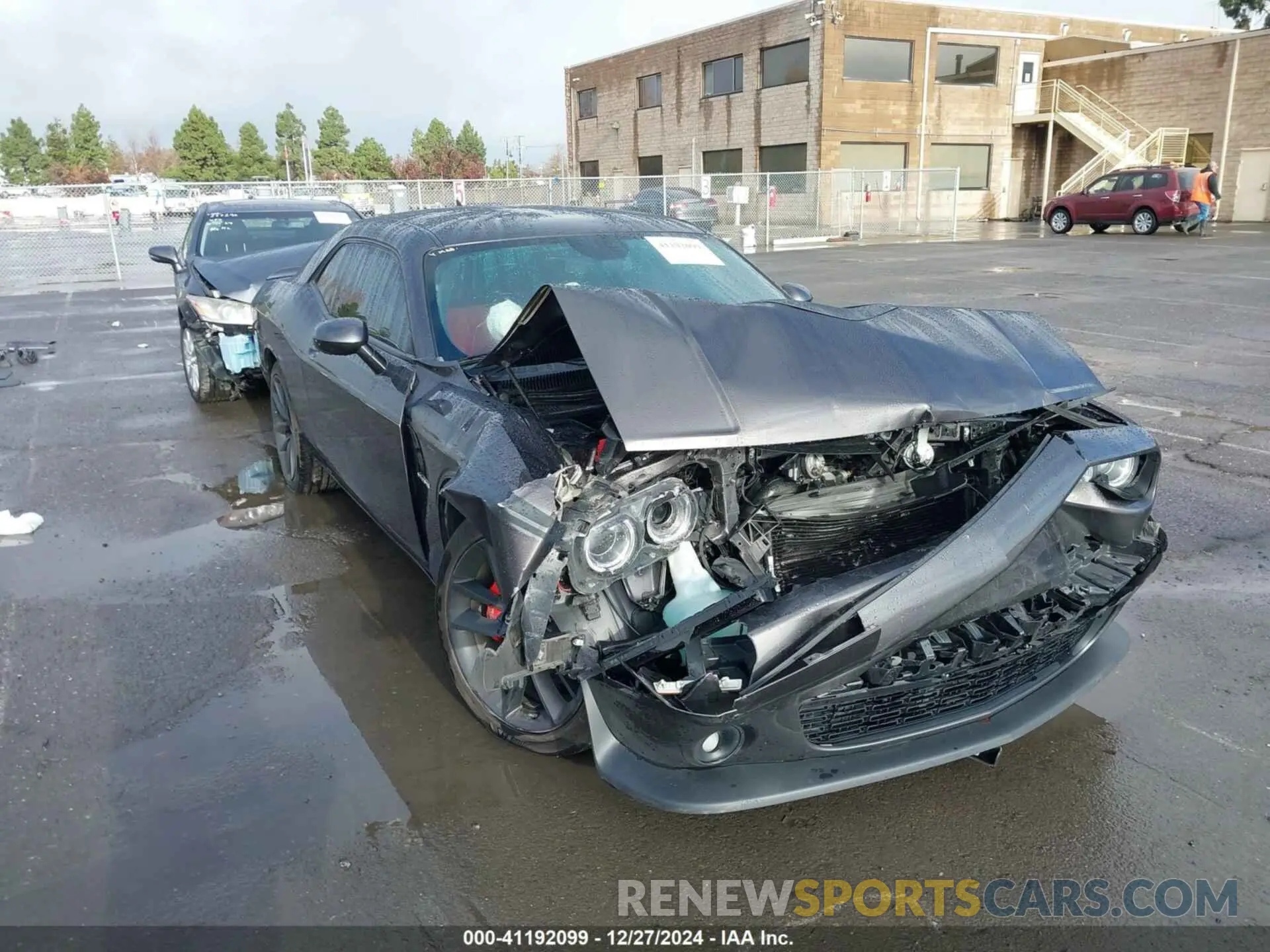 1 Photograph of a damaged car 2C3CDZBT1MH560306 DODGE CHALLENGER 2021