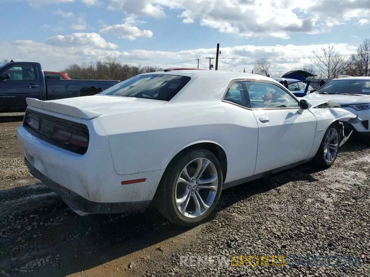 3 Photograph of a damaged car 2C3CDZBT4MH546402 DODGE CHALLENGER 2021