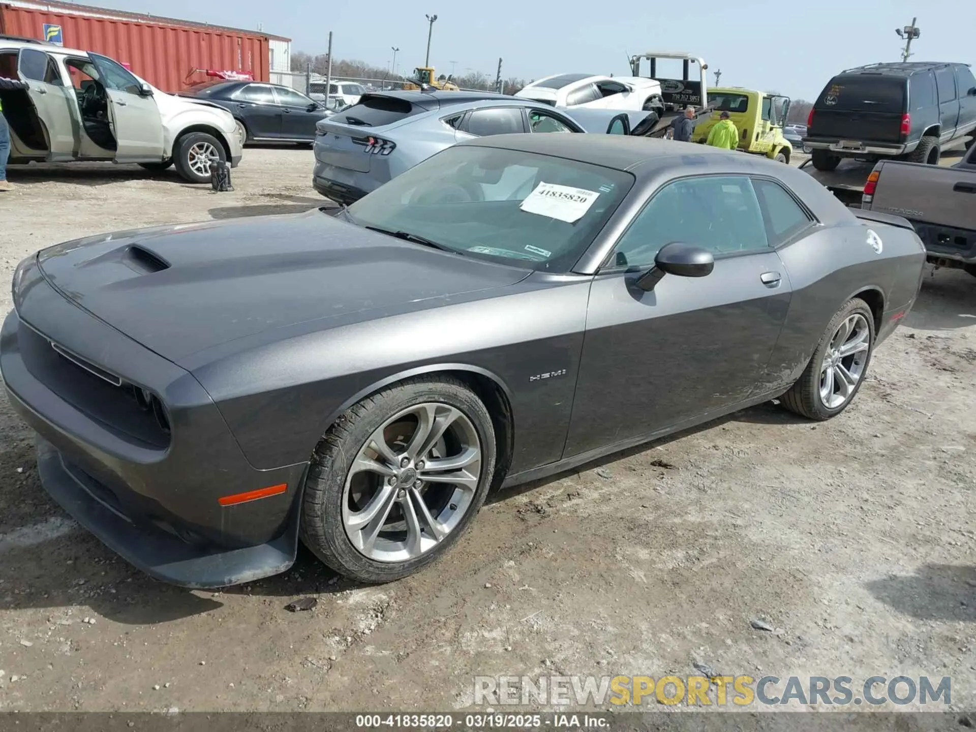 2 Фотография поврежденного автомобиля 2C3CDZBT5MH559949 DODGE CHALLENGER 2021