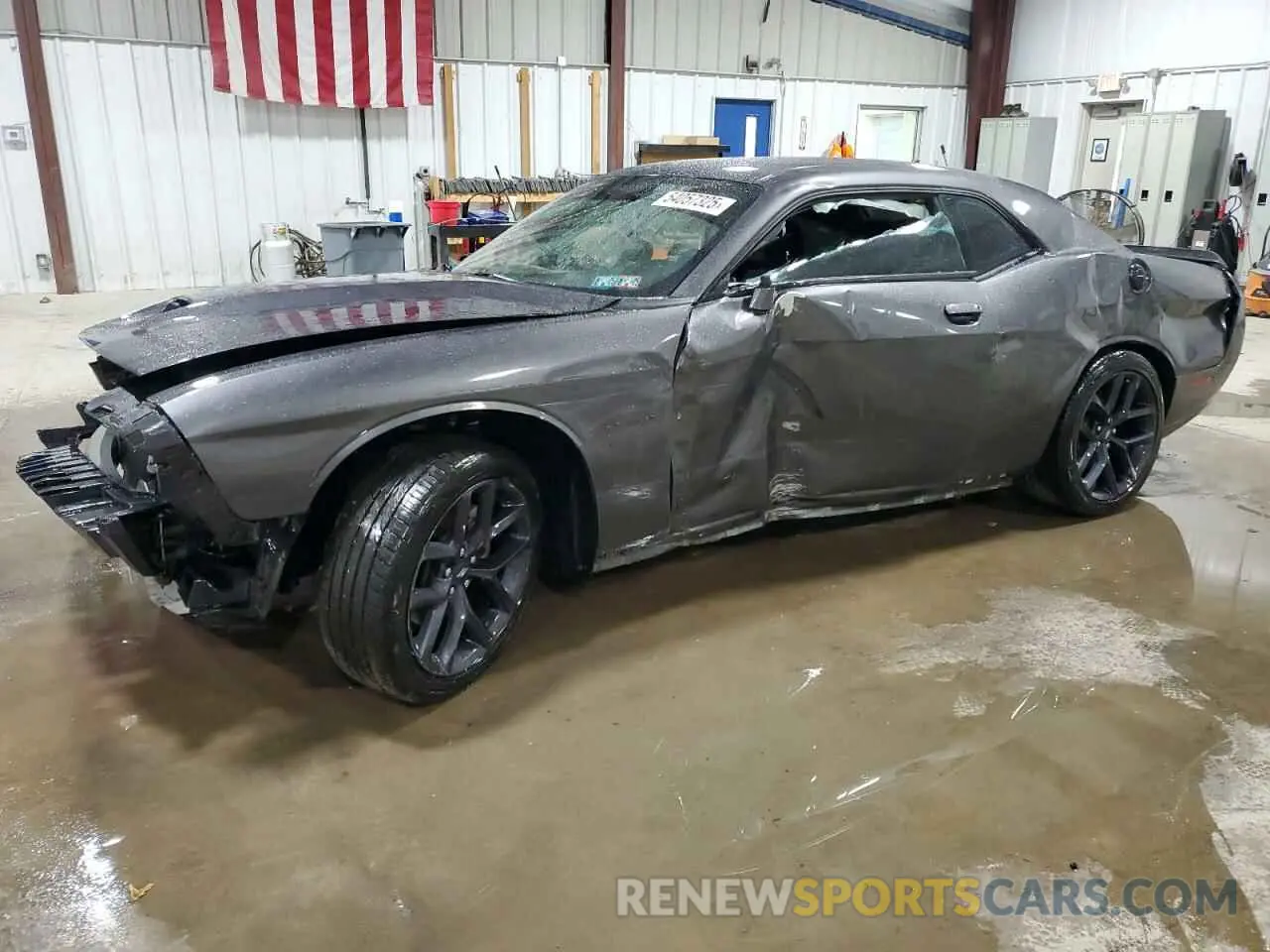 1 Photograph of a damaged car 2C3CDZBT5MH631930 DODGE CHALLENGER 2021