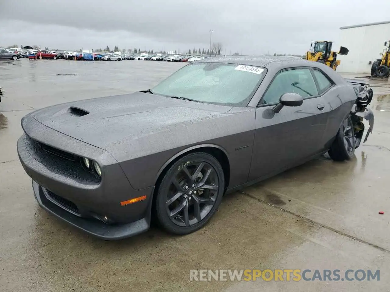 1 Photograph of a damaged car 2C3CDZBT6MH627563 DODGE CHALLENGER 2021