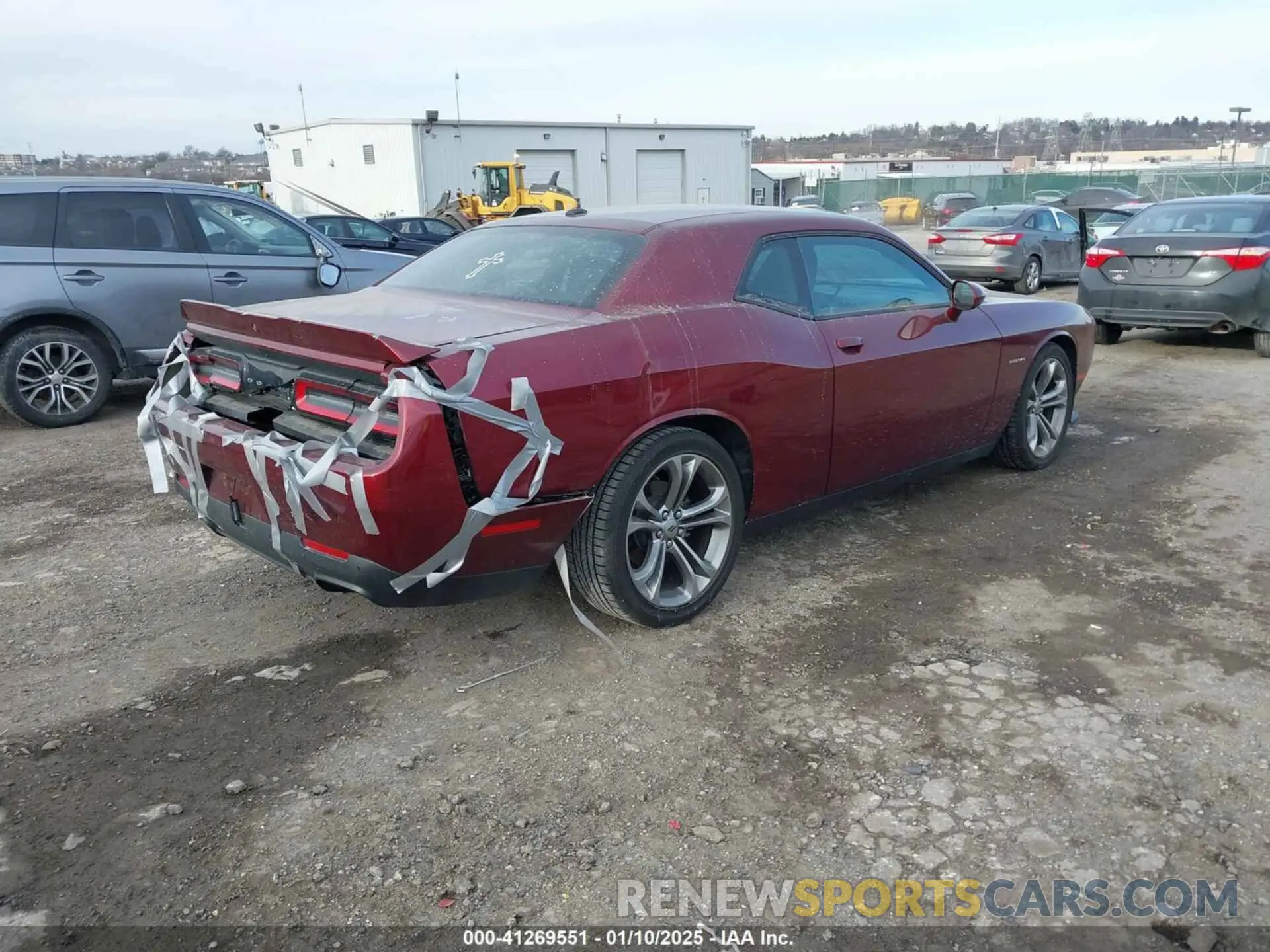 4 Photograph of a damaged car 2C3CDZBT8MH593707 DODGE CHALLENGER 2021