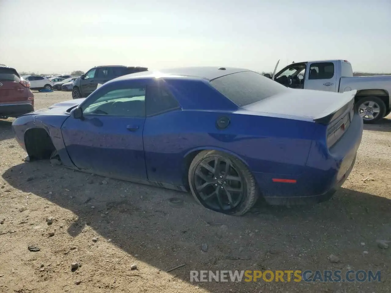 2 Photograph of a damaged car 2C3CDZBT8MH627855 DODGE CHALLENGER 2021