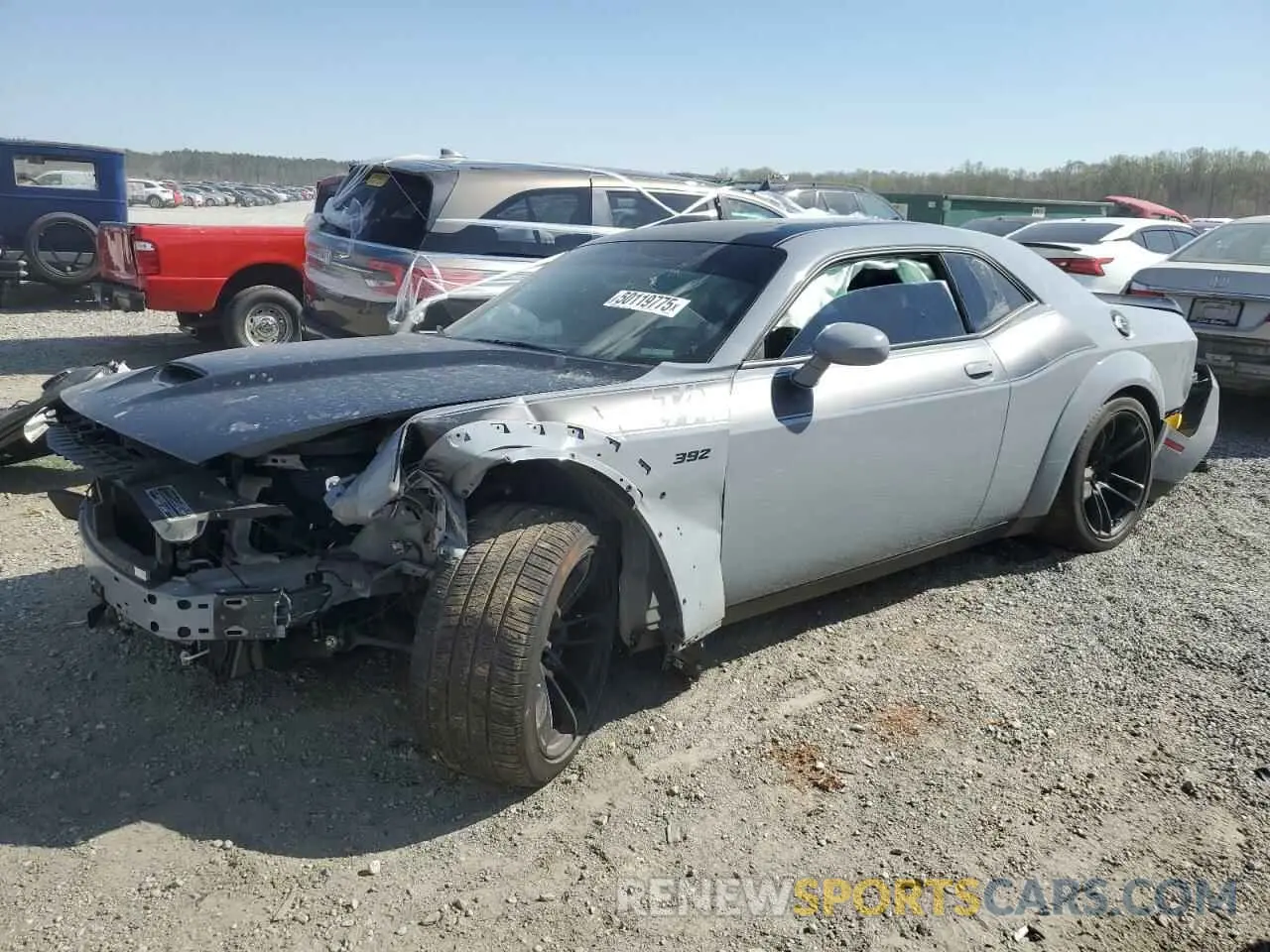 1 Photograph of a damaged car 2C3CDZFJ0MH609763 DODGE CHALLENGER 2021