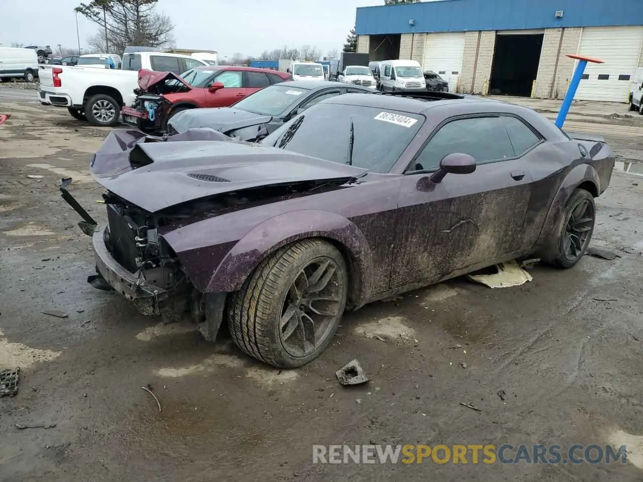 1 Photograph of a damaged car 2C3CDZFJ6MH510414 DODGE CHALLENGER 2021