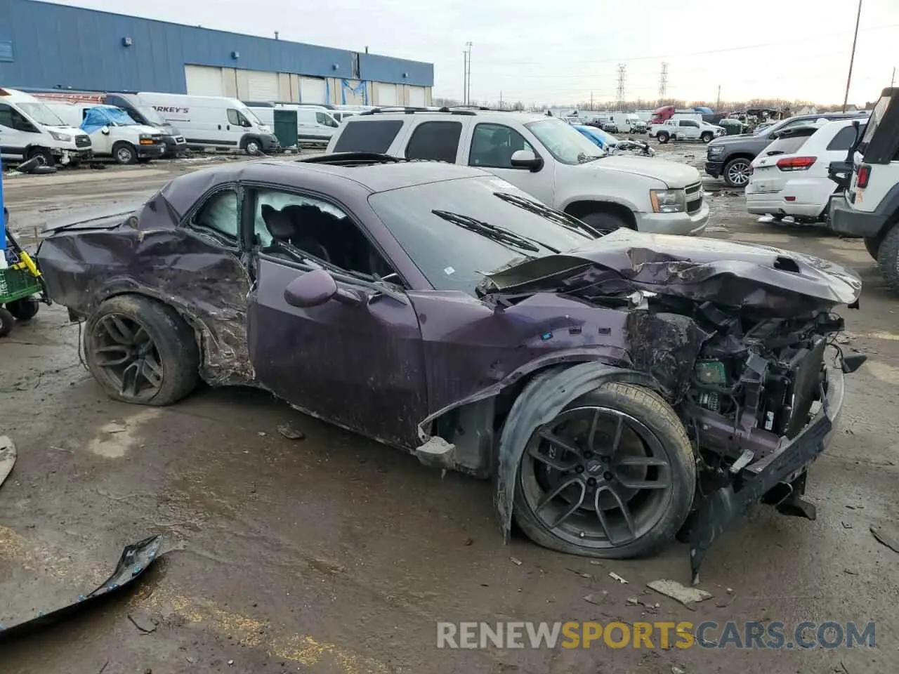 4 Photograph of a damaged car 2C3CDZFJ6MH510414 DODGE CHALLENGER 2021
