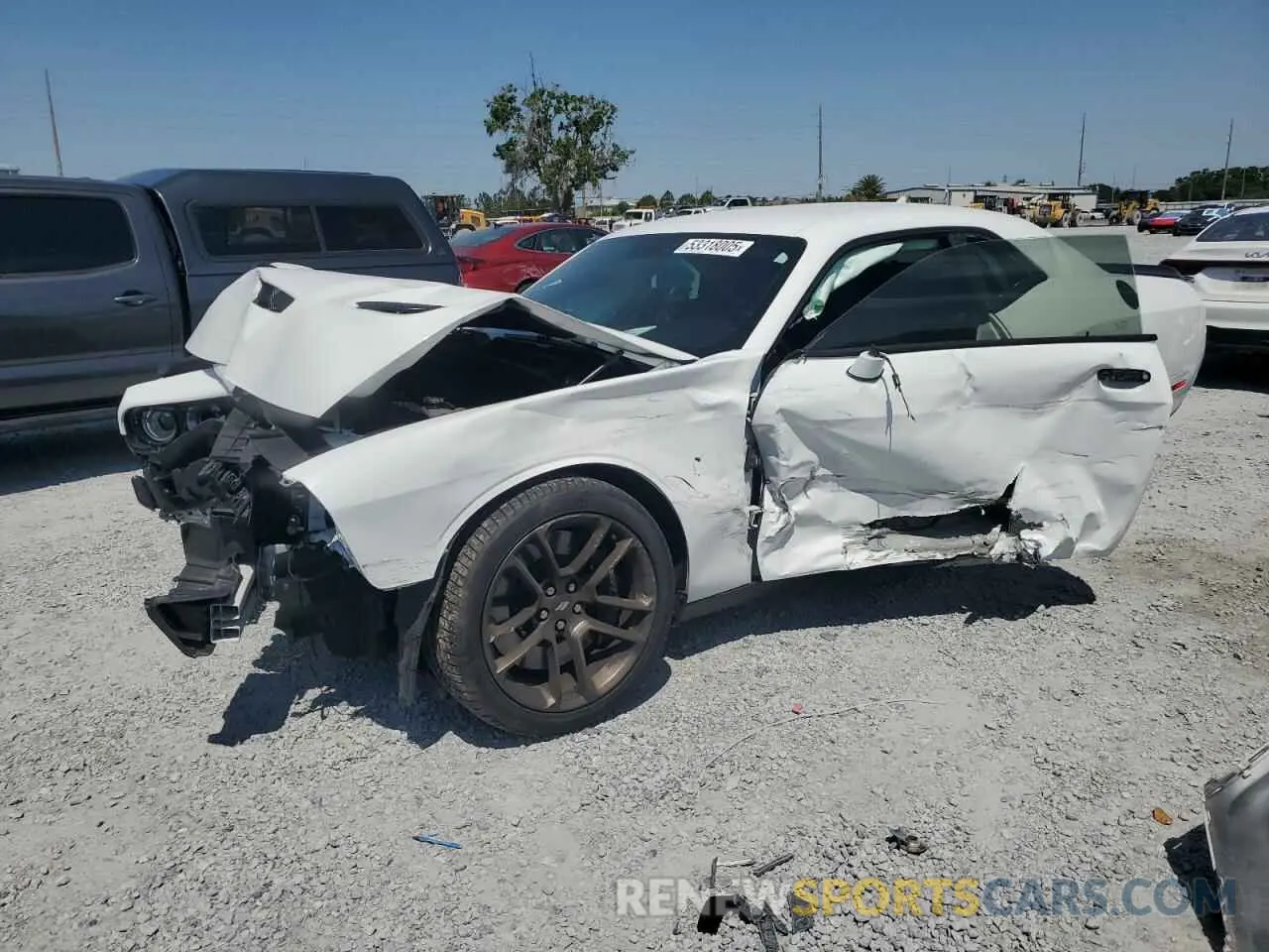 1 Photograph of a damaged car 2C3CDZFJ8MH676692 DODGE CHALLENGER 2021