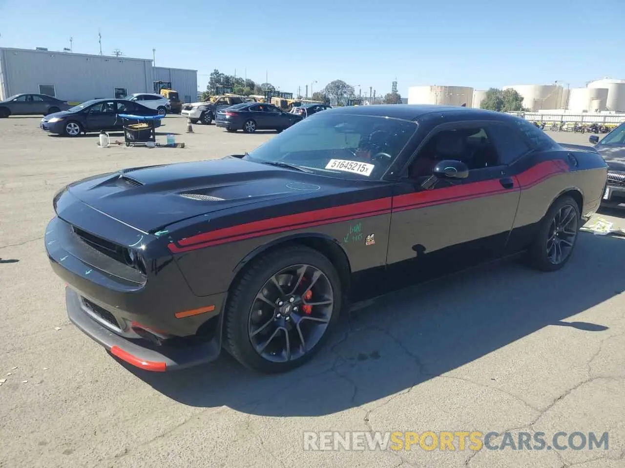 1 Photograph of a damaged car 2C3CDZFJXMH521299 DODGE CHALLENGER 2021
