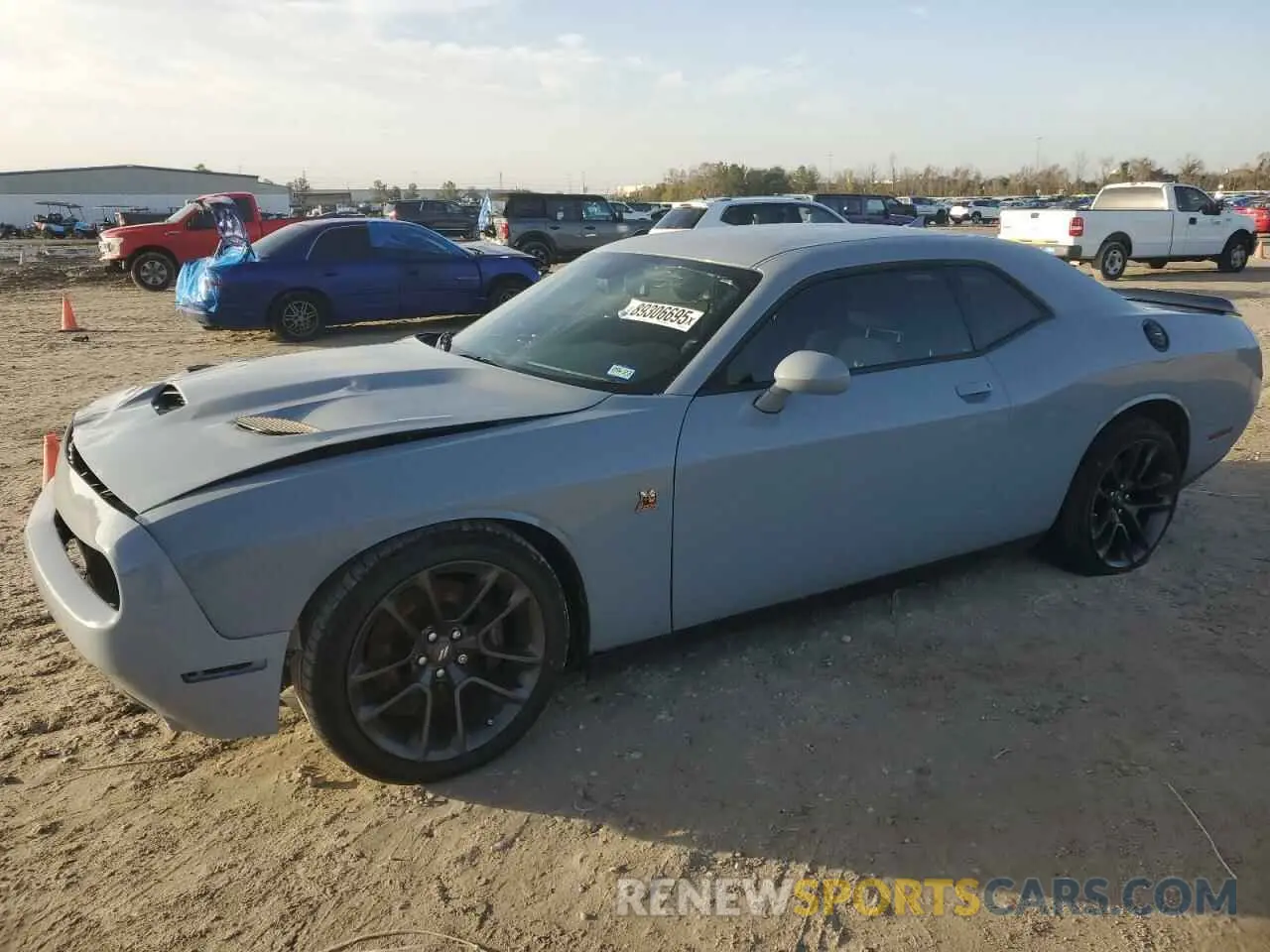 1 Photograph of a damaged car 2C3CDZFJXMH627977 DODGE CHALLENGER 2021
