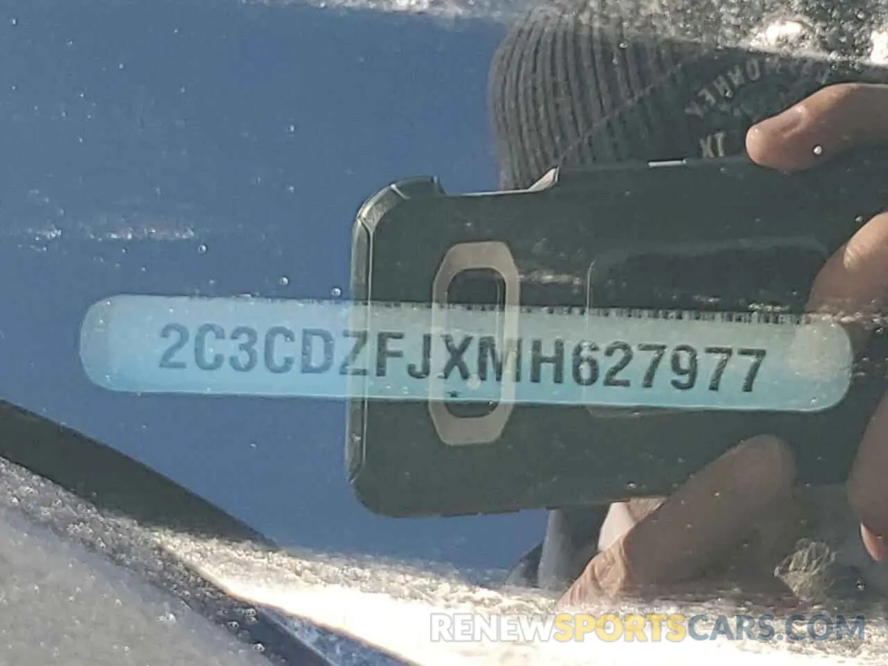 12 Photograph of a damaged car 2C3CDZFJXMH627977 DODGE CHALLENGER 2021