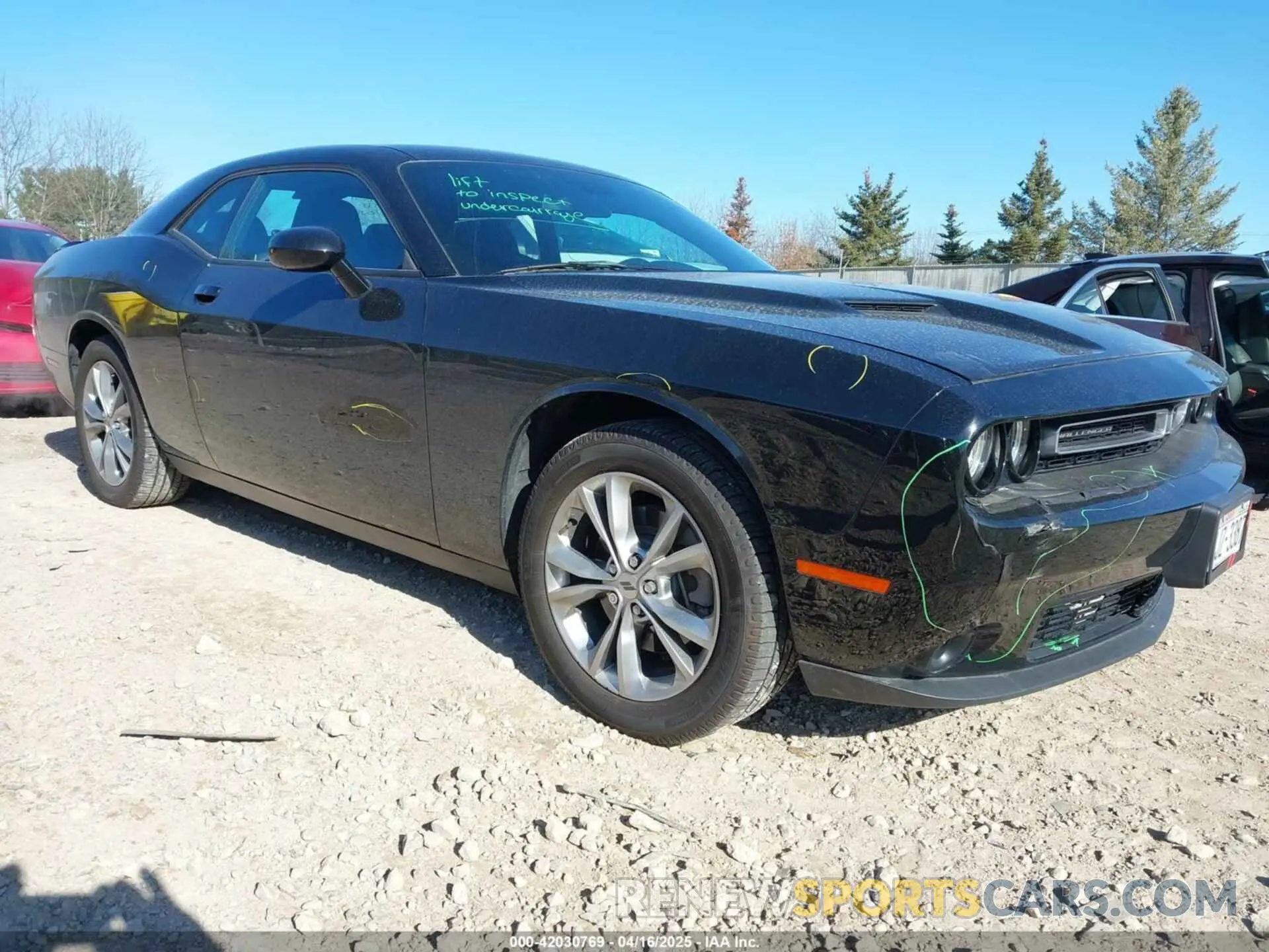 1 Фотография поврежденного автомобиля 2C3CDZGG0MH560955 DODGE CHALLENGER 2021