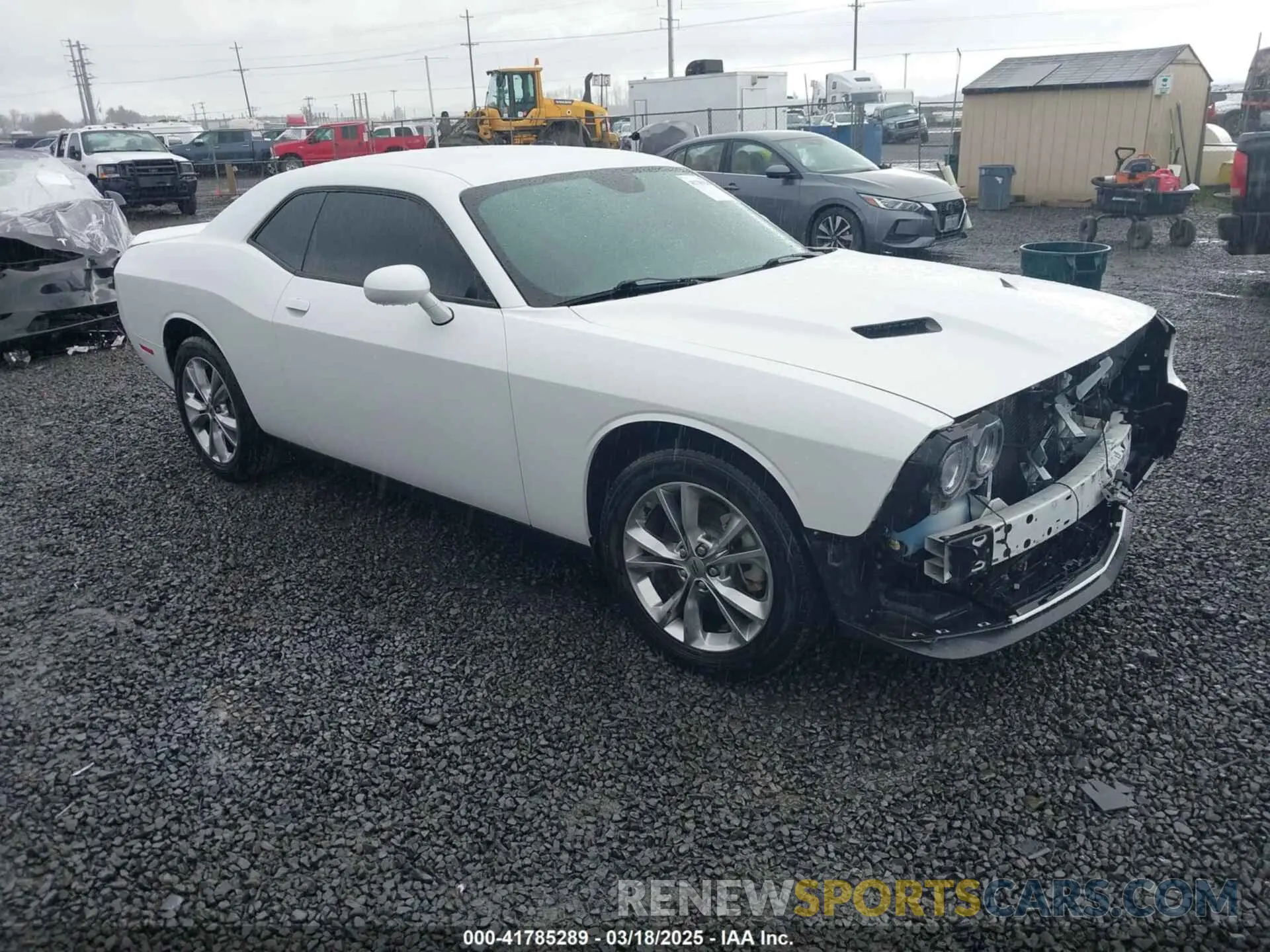 1 Photograph of a damaged car 2C3CDZGG6MH594334 DODGE CHALLENGER 2021