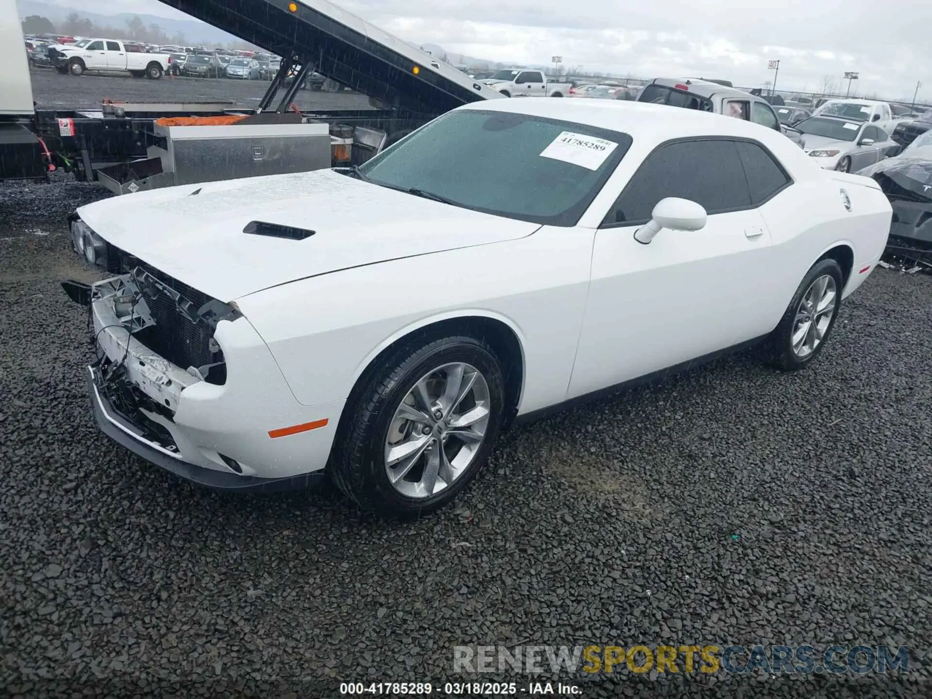 2 Photograph of a damaged car 2C3CDZGG6MH594334 DODGE CHALLENGER 2021