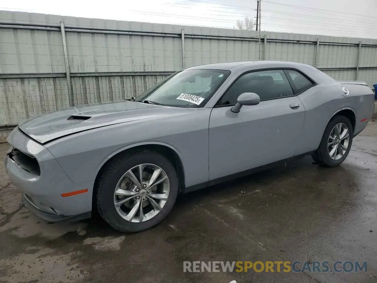 1 Photograph of a damaged car 2C3CDZGG8MH547483 DODGE CHALLENGER 2021