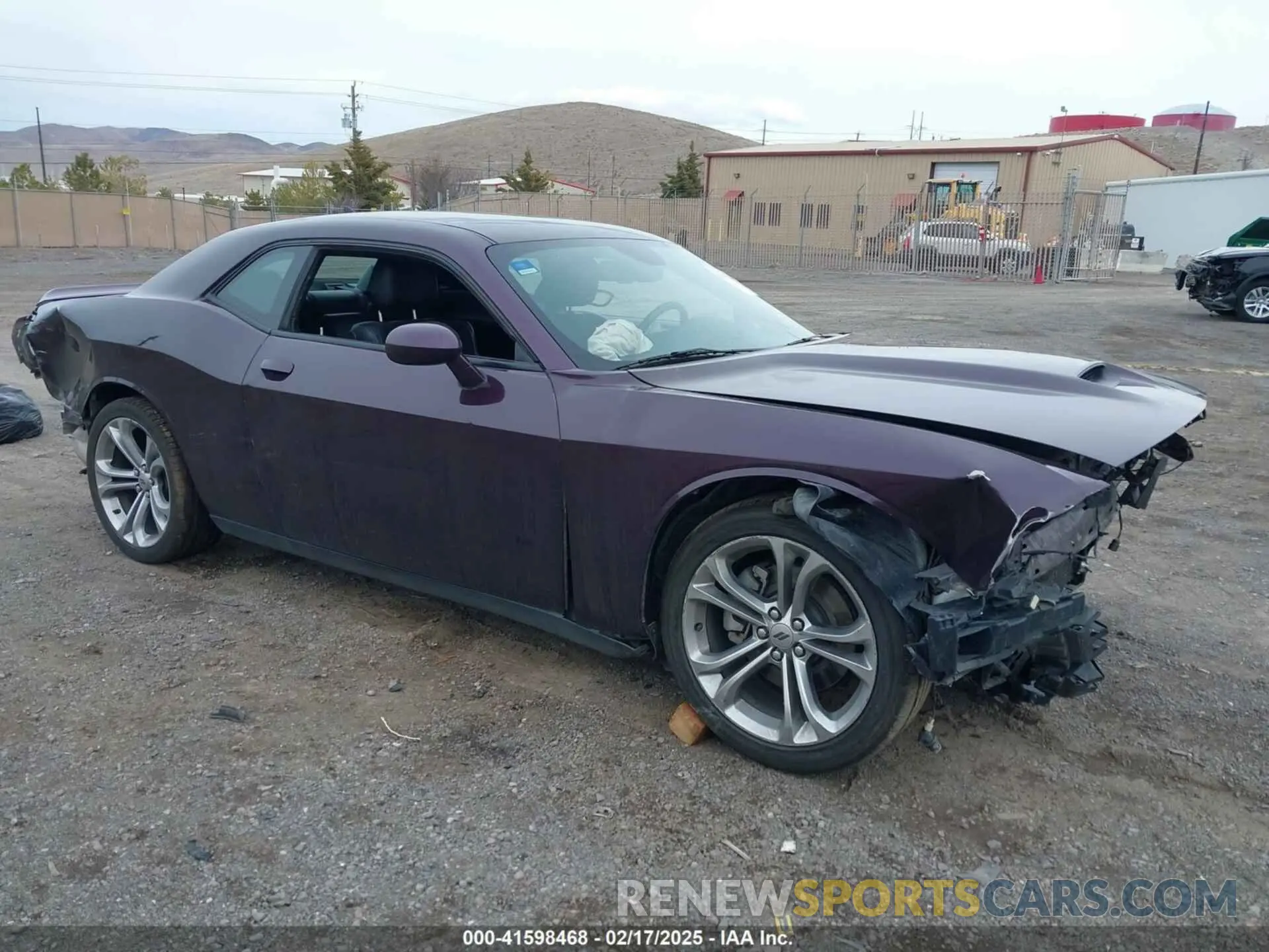 1 Photograph of a damaged car 2C3CDZJG1MH660331 DODGE CHALLENGER 2021