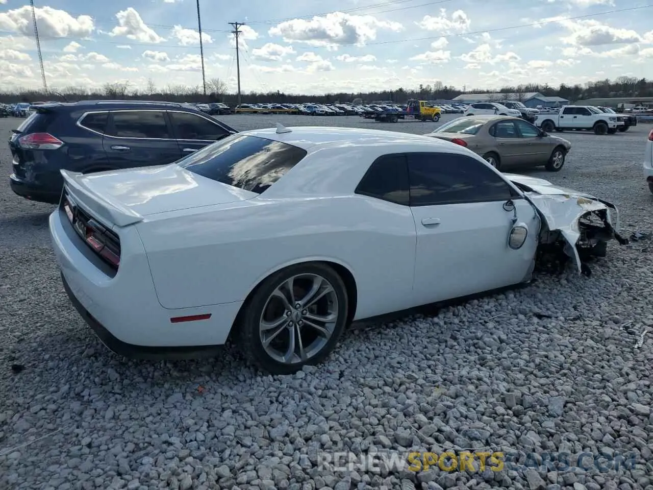 3 Photograph of a damaged car 2C3CDZJG4MH665247 DODGE CHALLENGER 2021